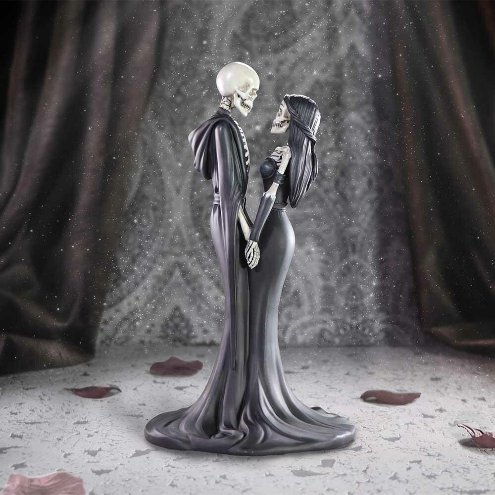 Fifth image for Eternal Vow Gothic Skeletons Figurine 24cm
