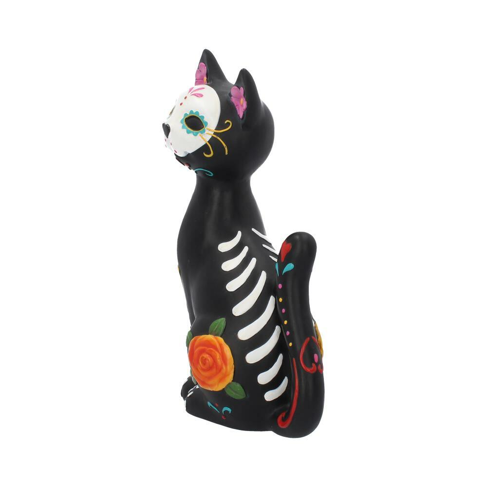 Second image for Sugar Kitty Figurine Day of the Dead Cat Ornament