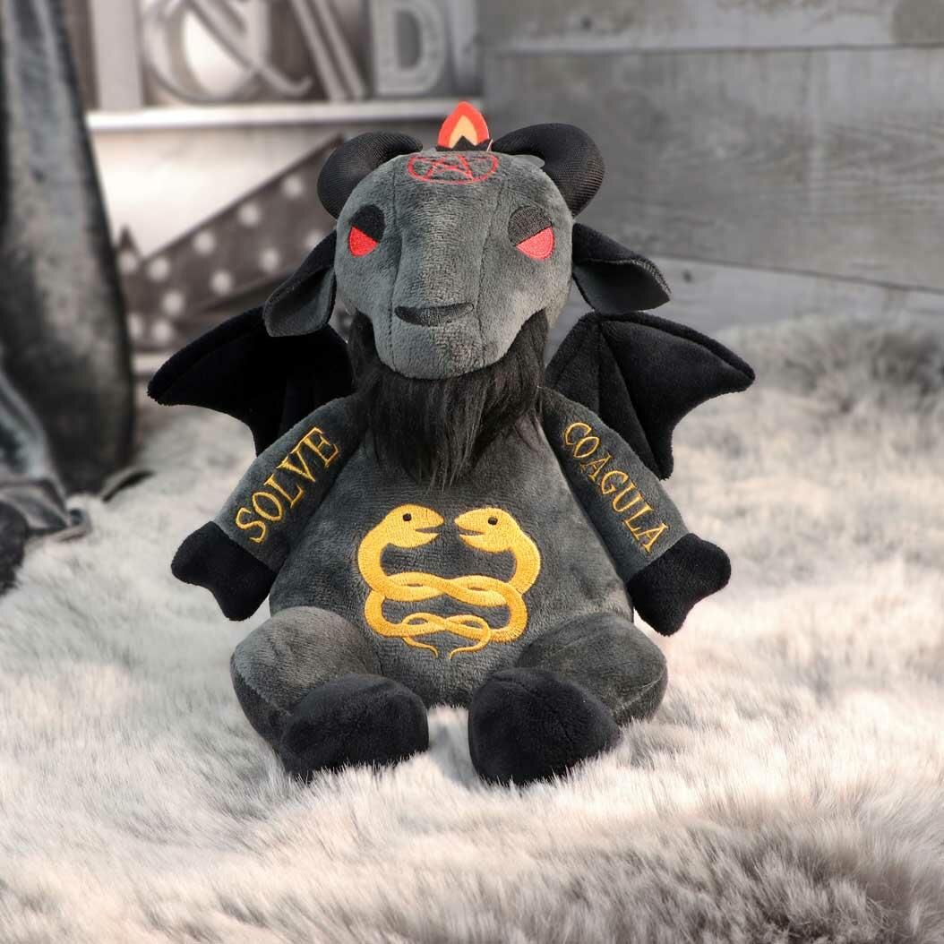 Fifth image for Fluffy Fiends Baphomet Cuddly Plush Toy 22cm
