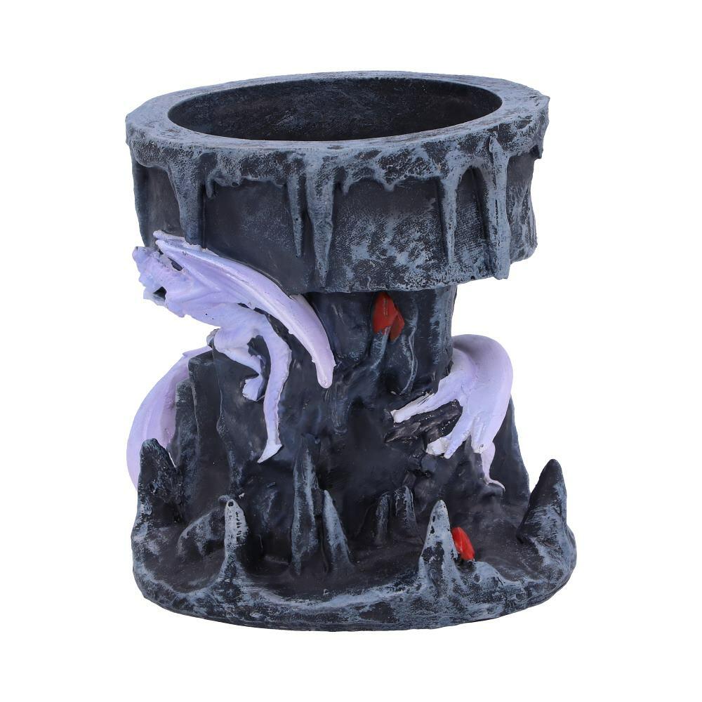 Third image for Anne Stokes Dragon Mage Tea Light Holder 6cm