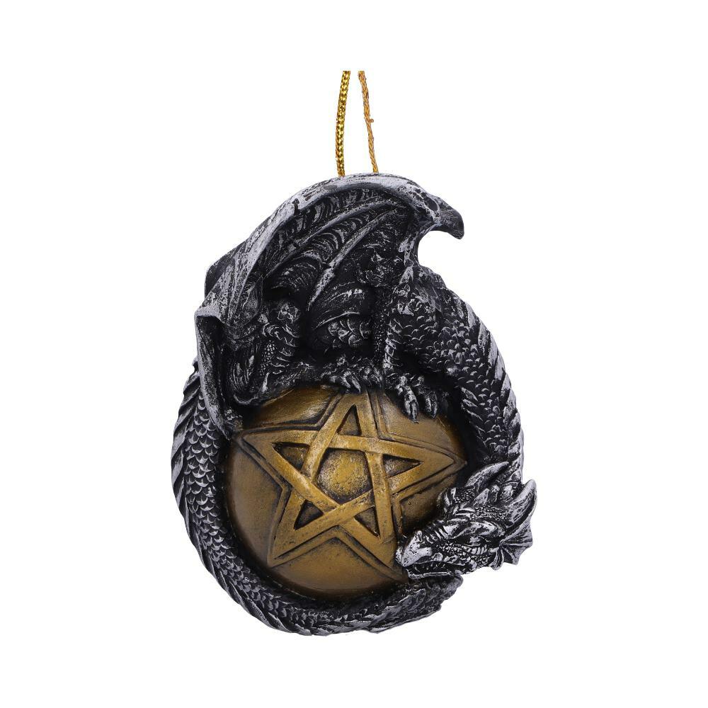 First image for Caspar Festive Hanging Dragon Ornament