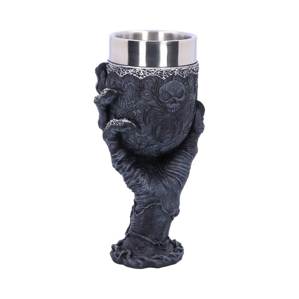 Third image for Baphomet's Grasp Horror Hand Goblet Glass