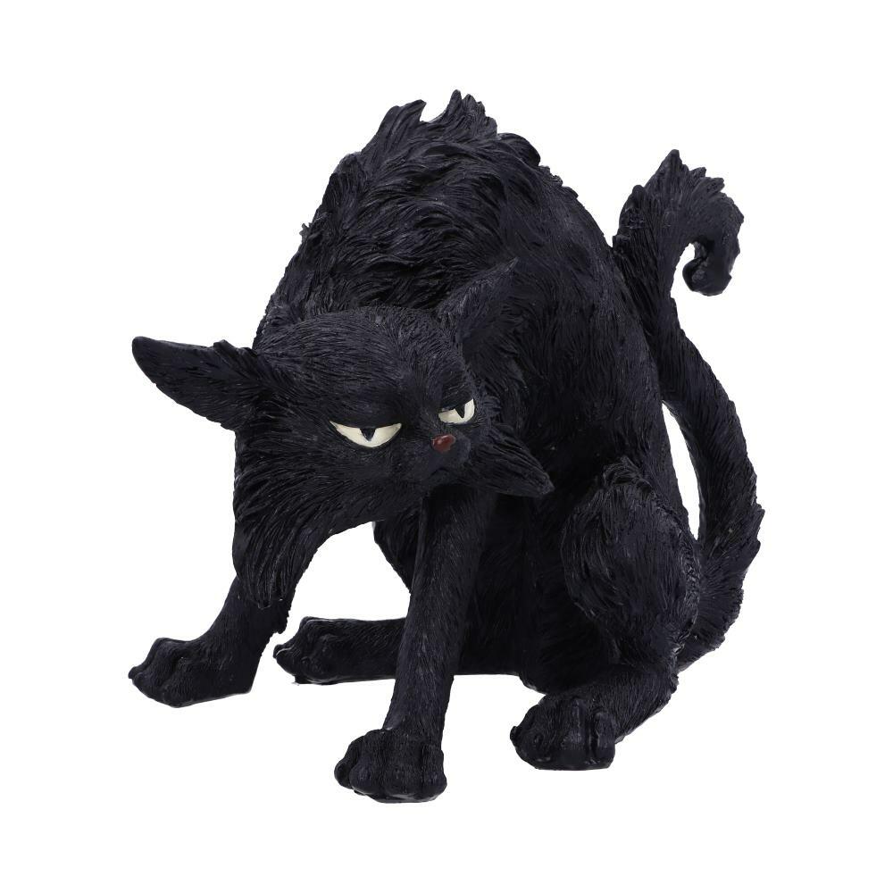 Third image for Small Black Cat Witches Familiar Figure Spite 23.5cm