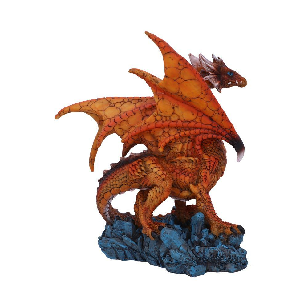 Fourth image for Ember Guard Orange Dragon Figurine 18.5cm