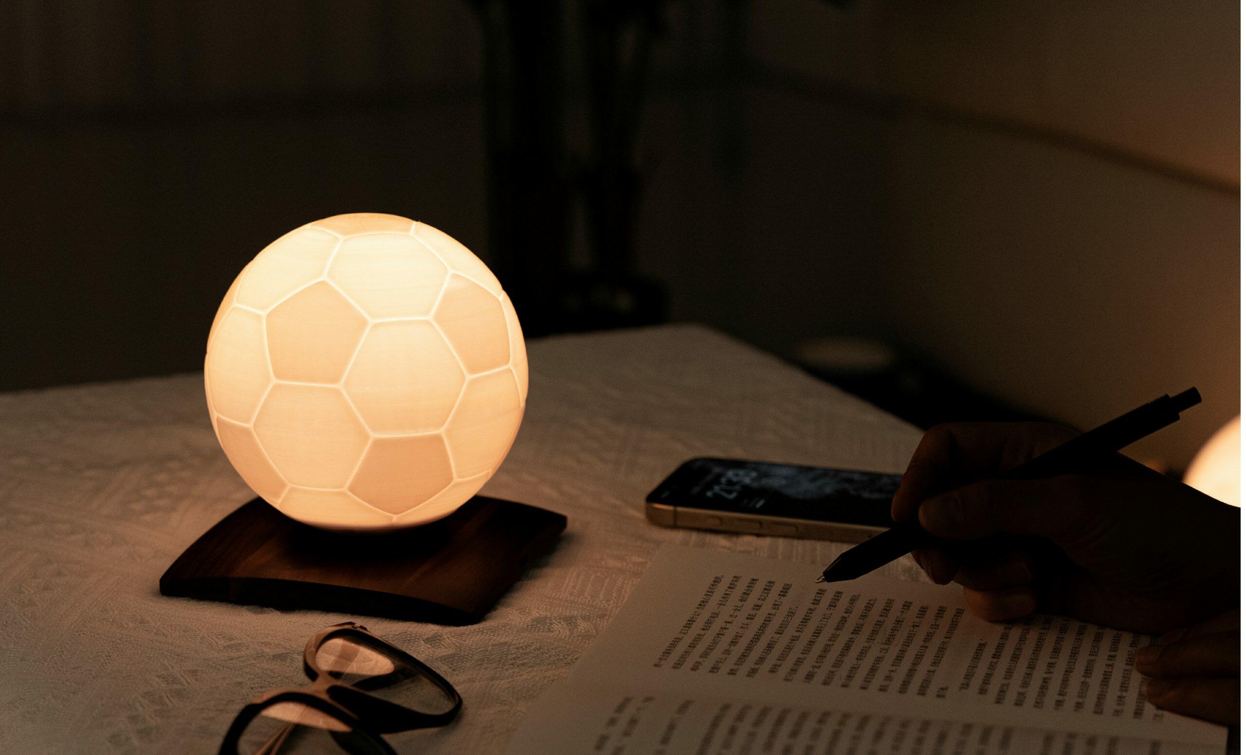 Fifth image for the Smart FootballSpin Lamp