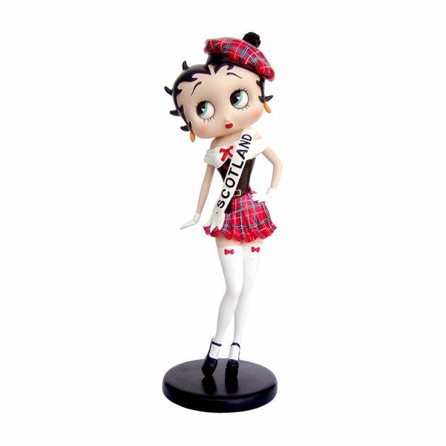 Miss Scotland – Betty Boop in Scotland Costume Figurine (31cm)