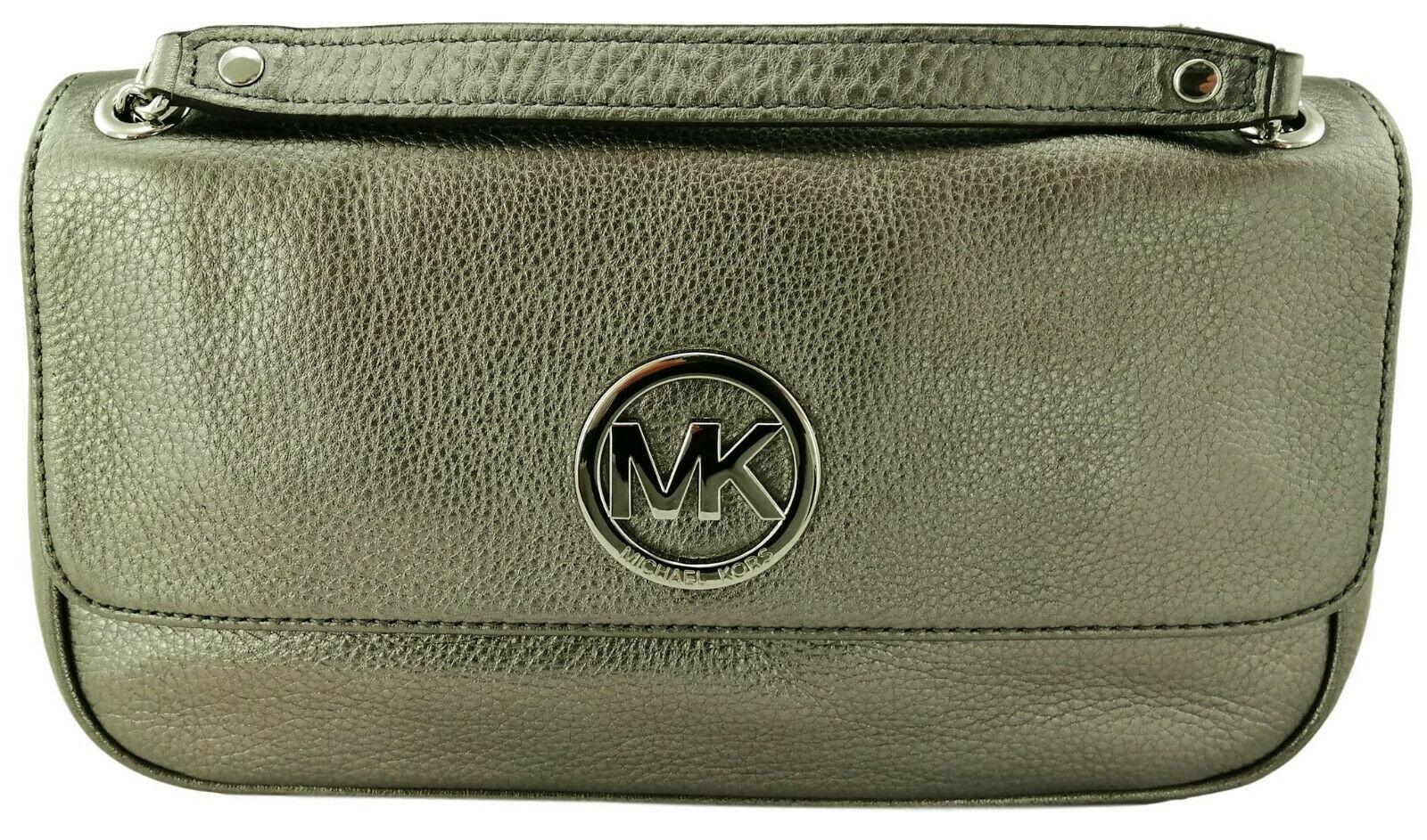 Michael kors gunmetal discount purse