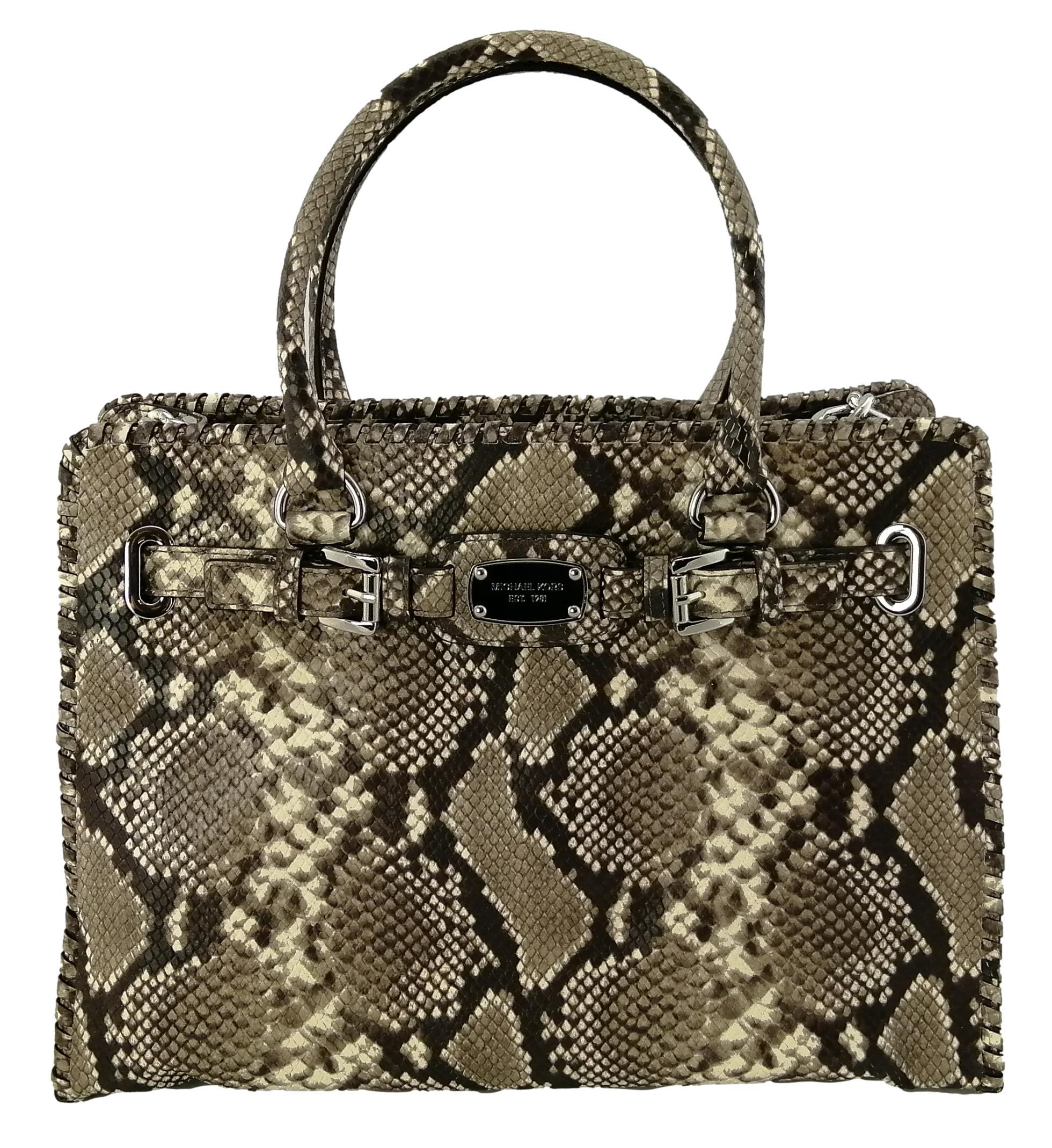 Michael kors sales snakeskin handbag