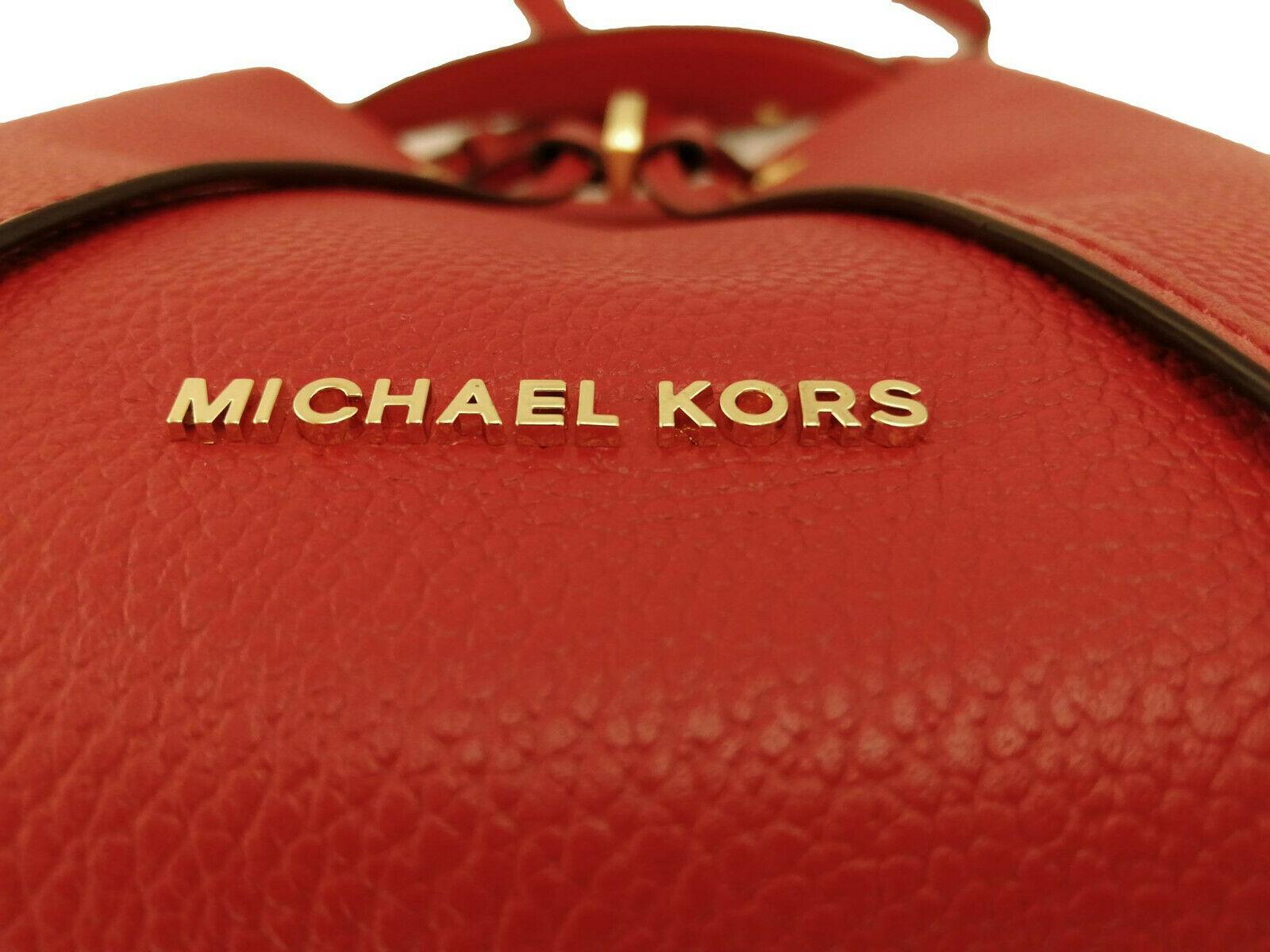 Michael kors red discount handbag