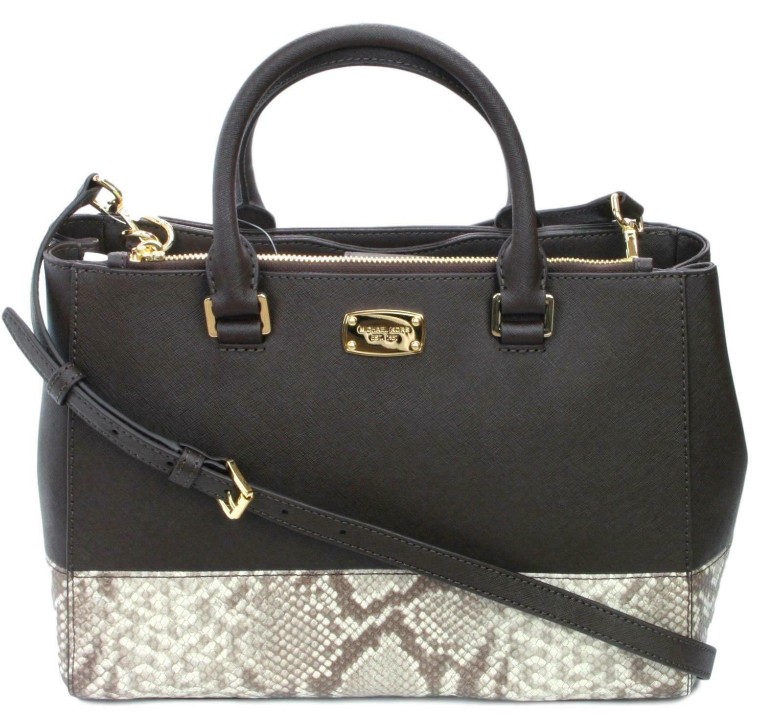 Snakeskin michael sale kors handbag