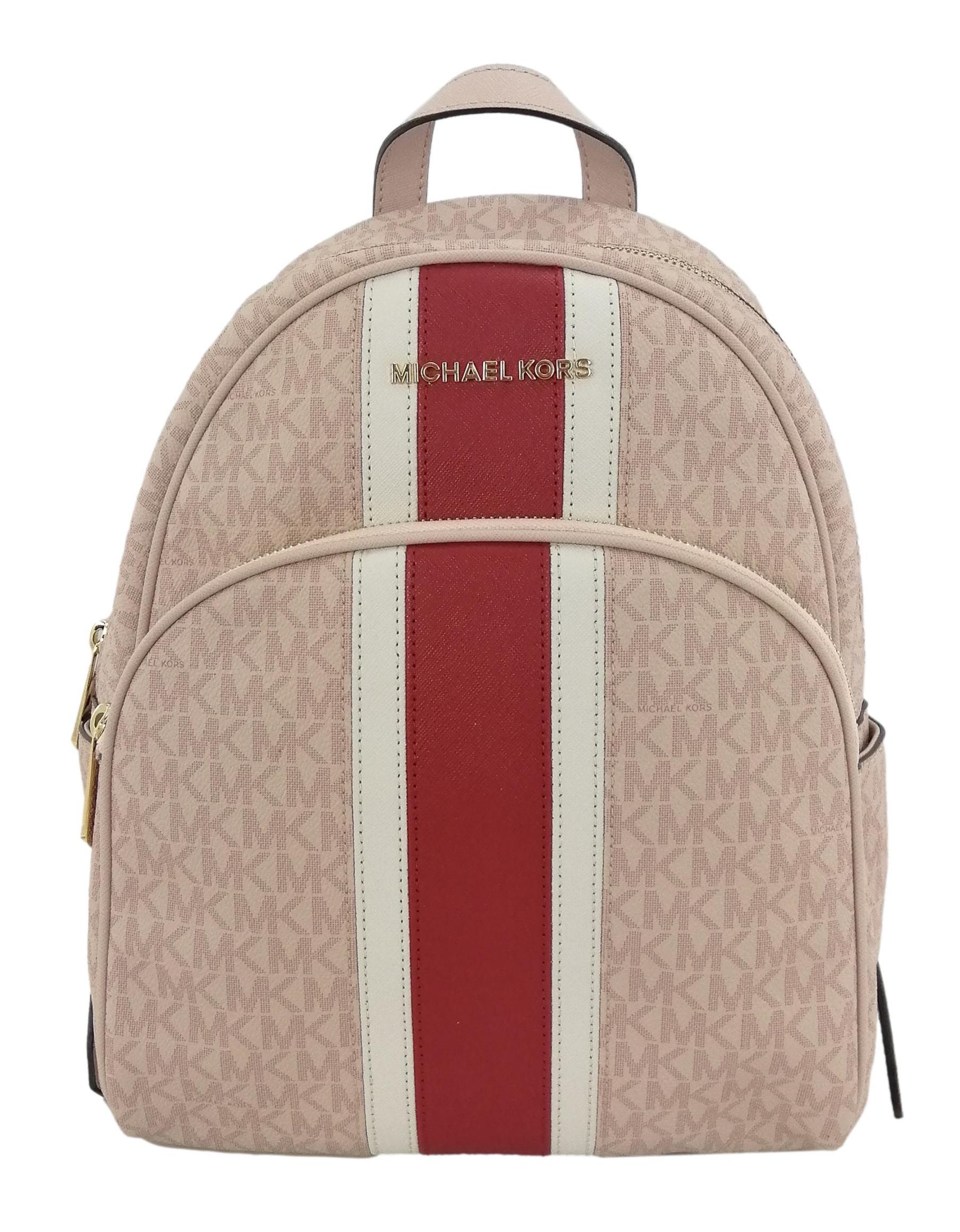 Pink backpack deals michael kors