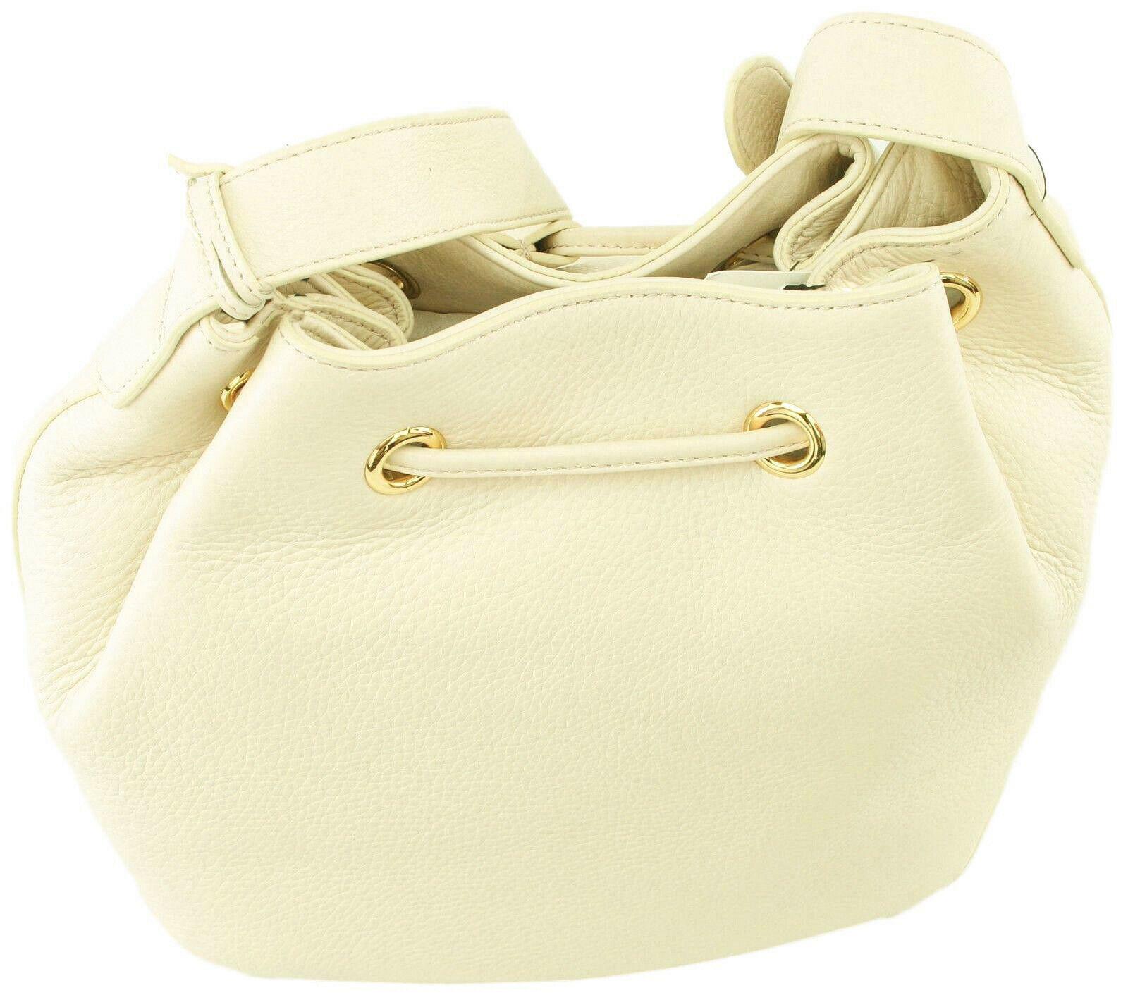 DKNY Cream Bucket Bag back