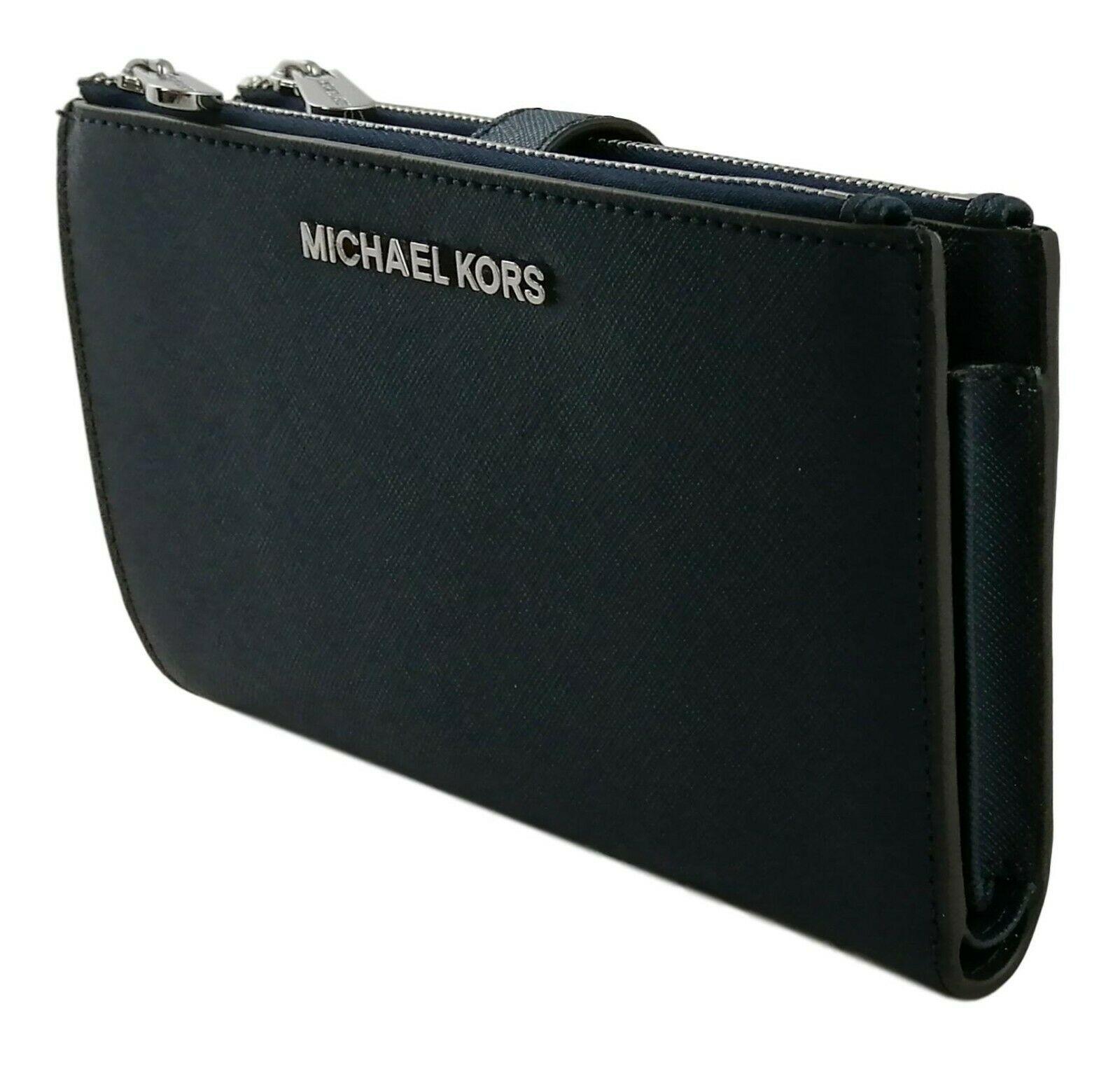 Michael kors blue outlet and black purse