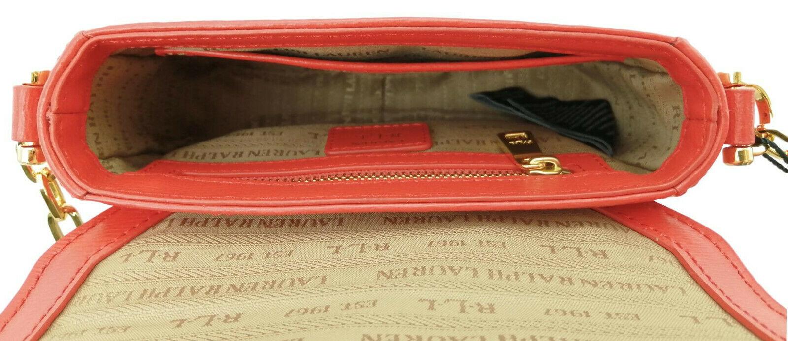 Ralph Lauren Red Shoulder Bag inside