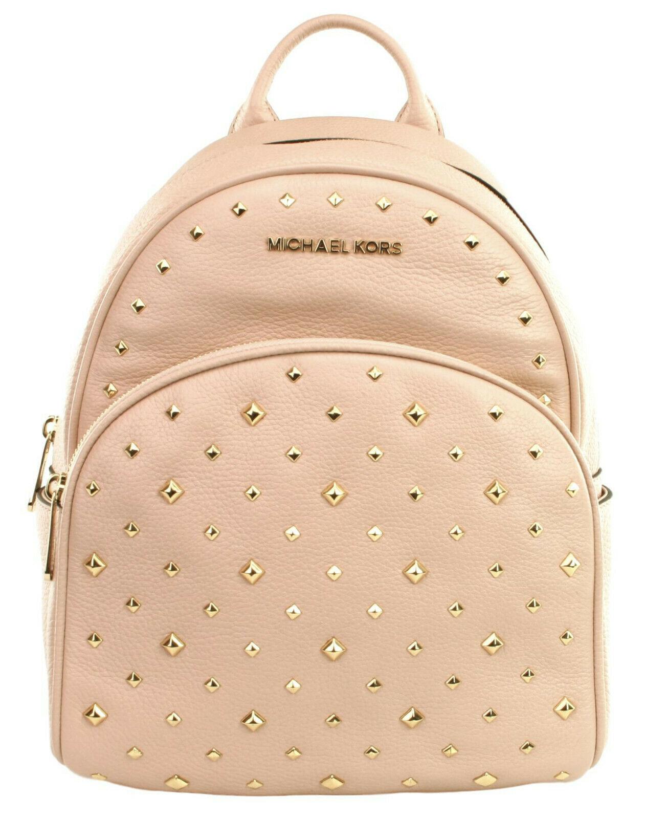 Michael Kors Pink Backpack front