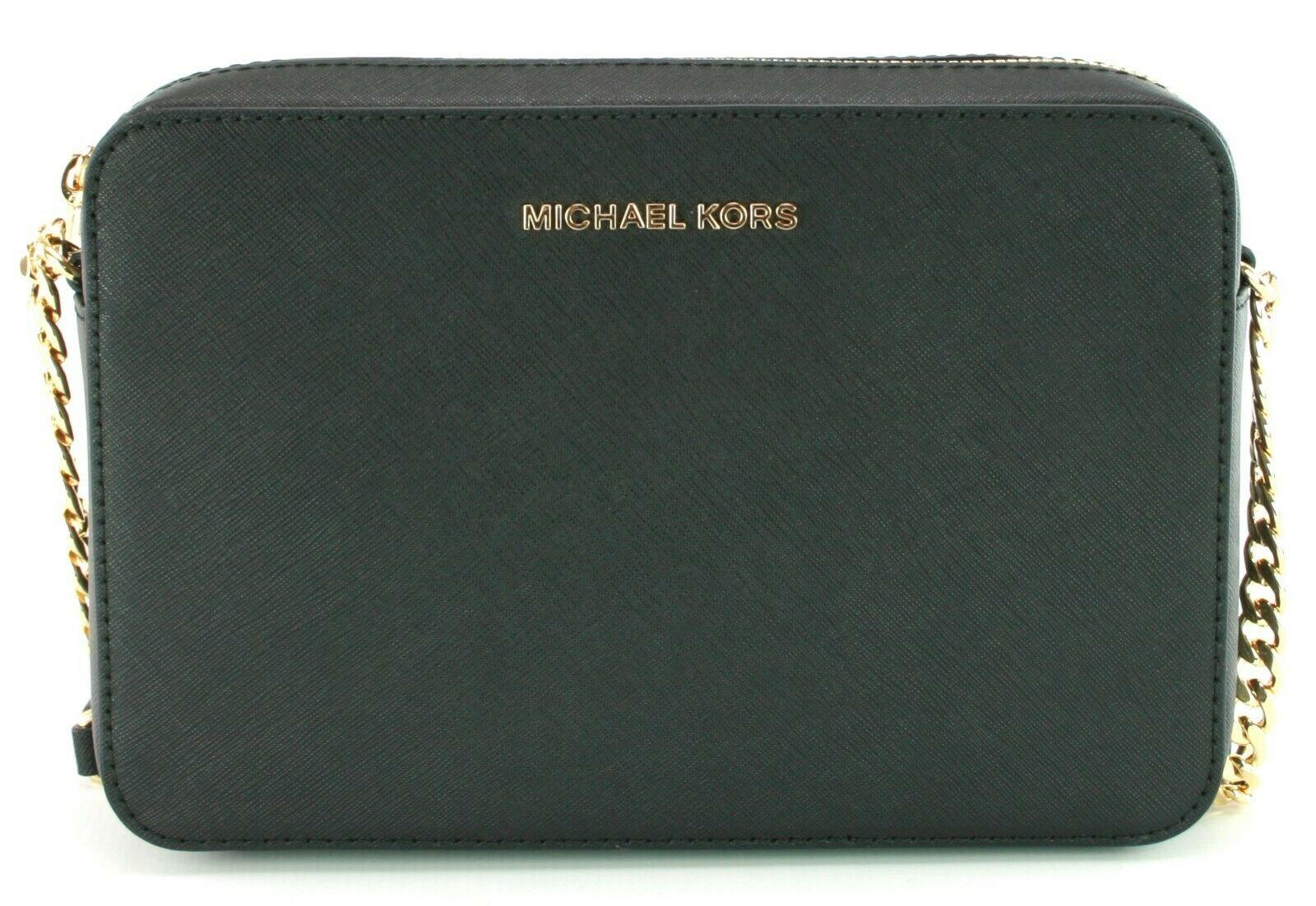 Michael Kors Small to Medium Black Crossbody Bag close up