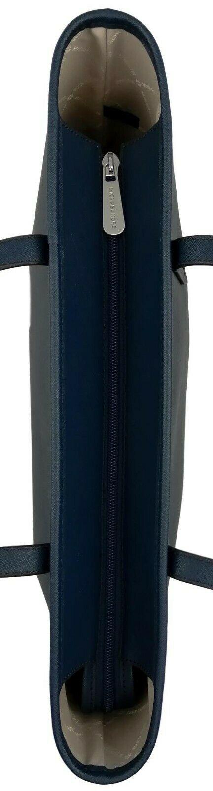 Michael Kors Navy Tote top closed