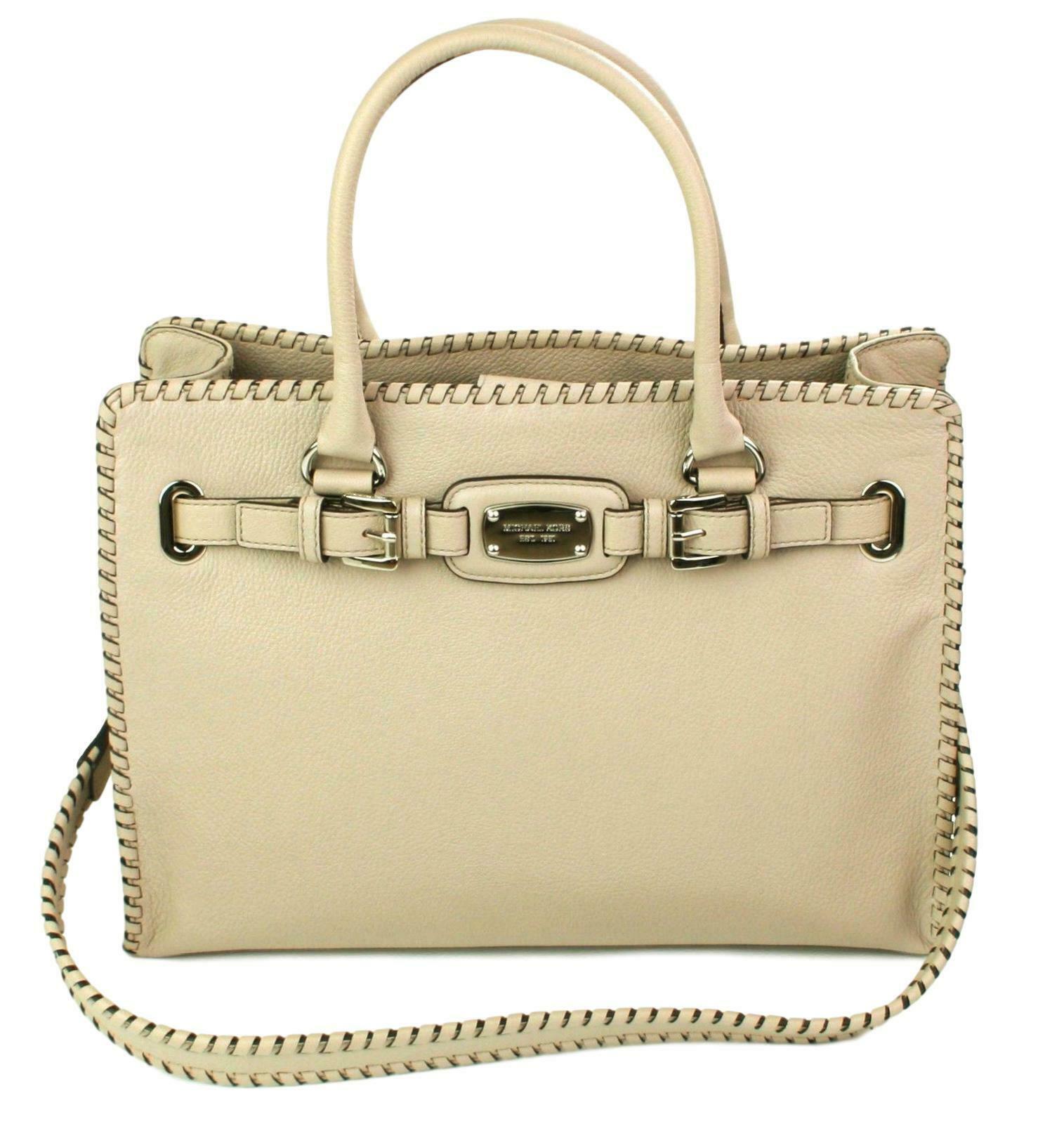 Michael Kors Grey Leather Handbag front