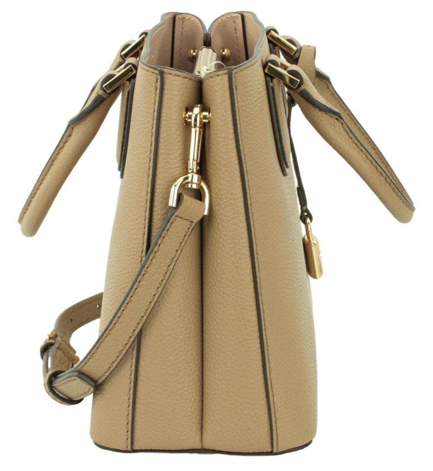 Michael Kors Beige Satchel side