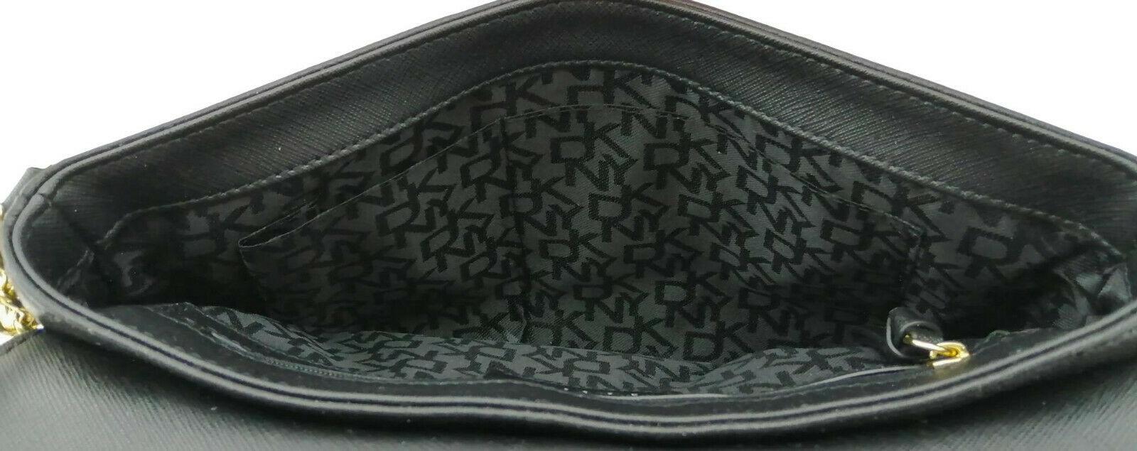 DKNY Black Cross Body Bag inside pocket