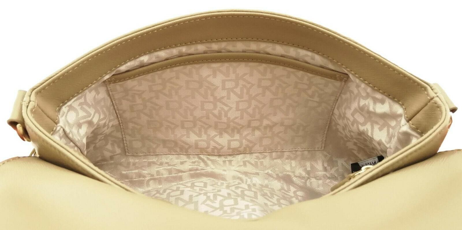 DKNY Beige Cross body Bag inside pocket