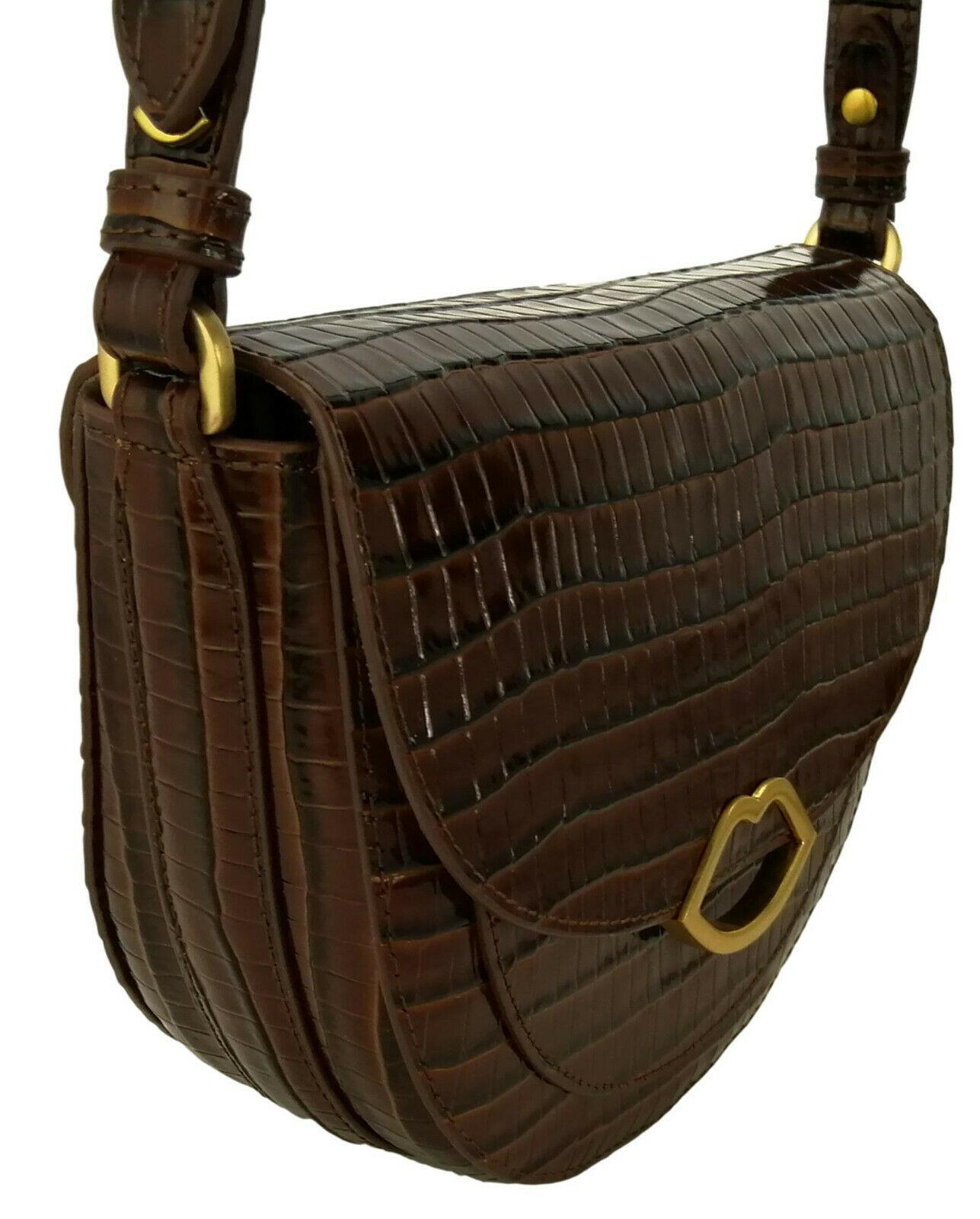 Lulu Guinness Brown Shoulder Bag angle