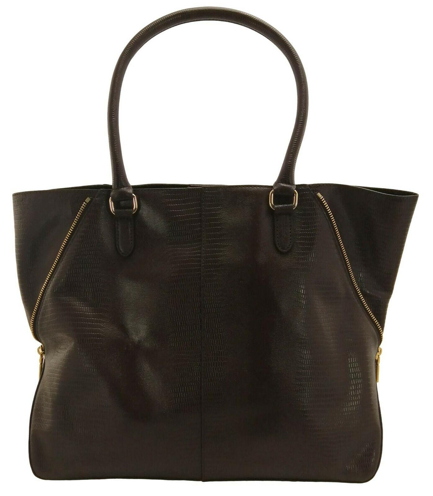 DKNY Burgundy Tote Bag back