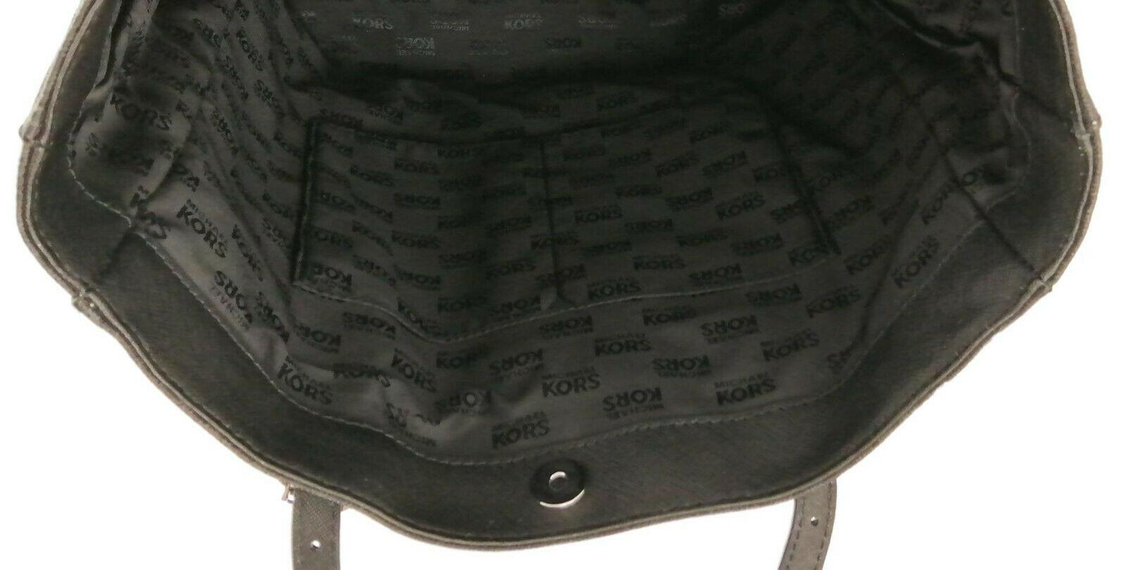 Michael Kors Black Medium Tote Bag inside pocket