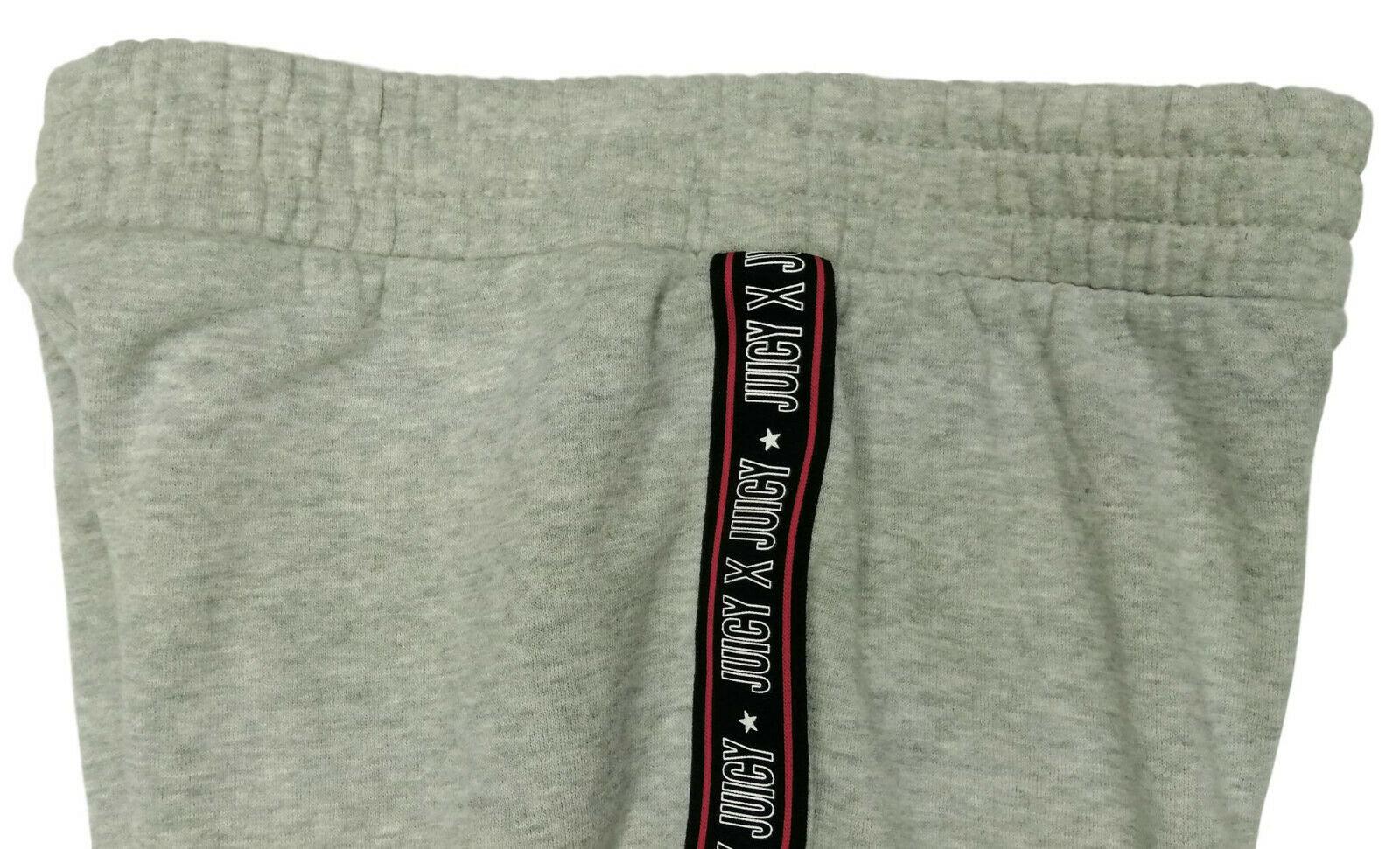 juicy couture grey track pants side close up