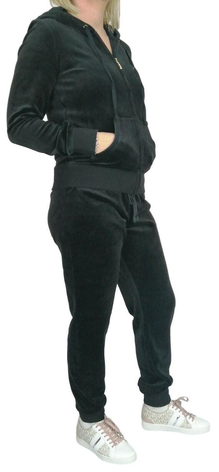 Juicy Couture Black Tracksuit side