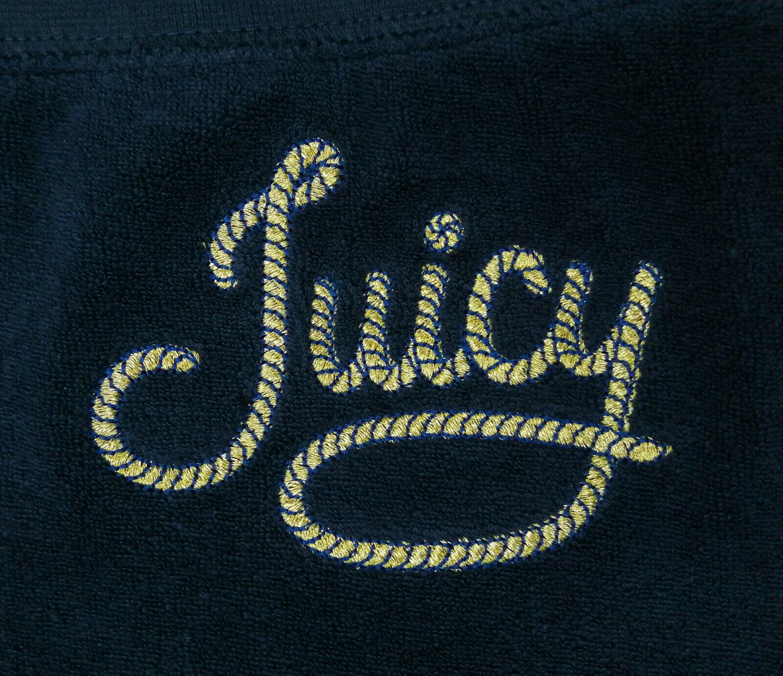 Juicy Couture Navy Trousers logo 1