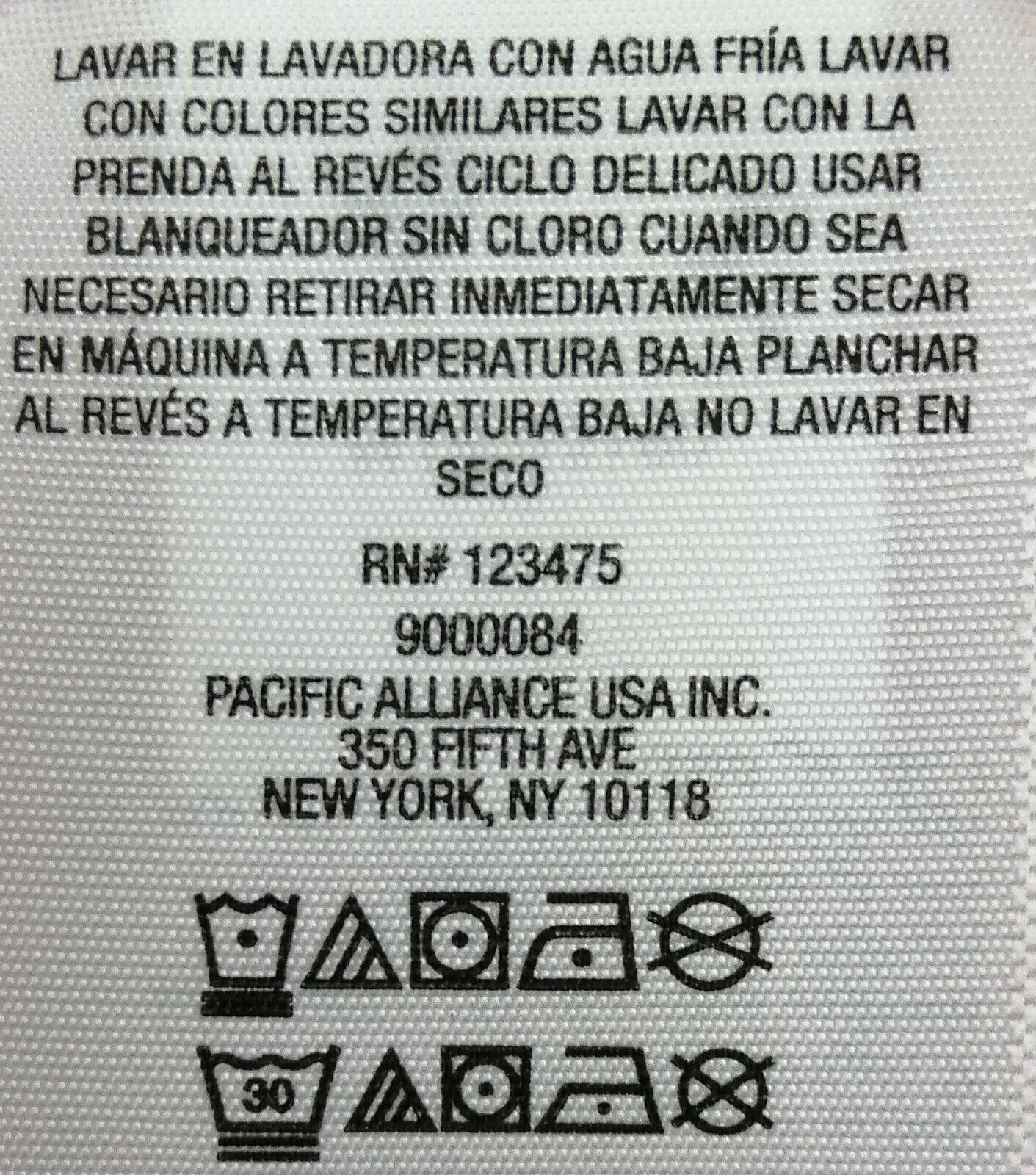 Juicy joggers label washing label