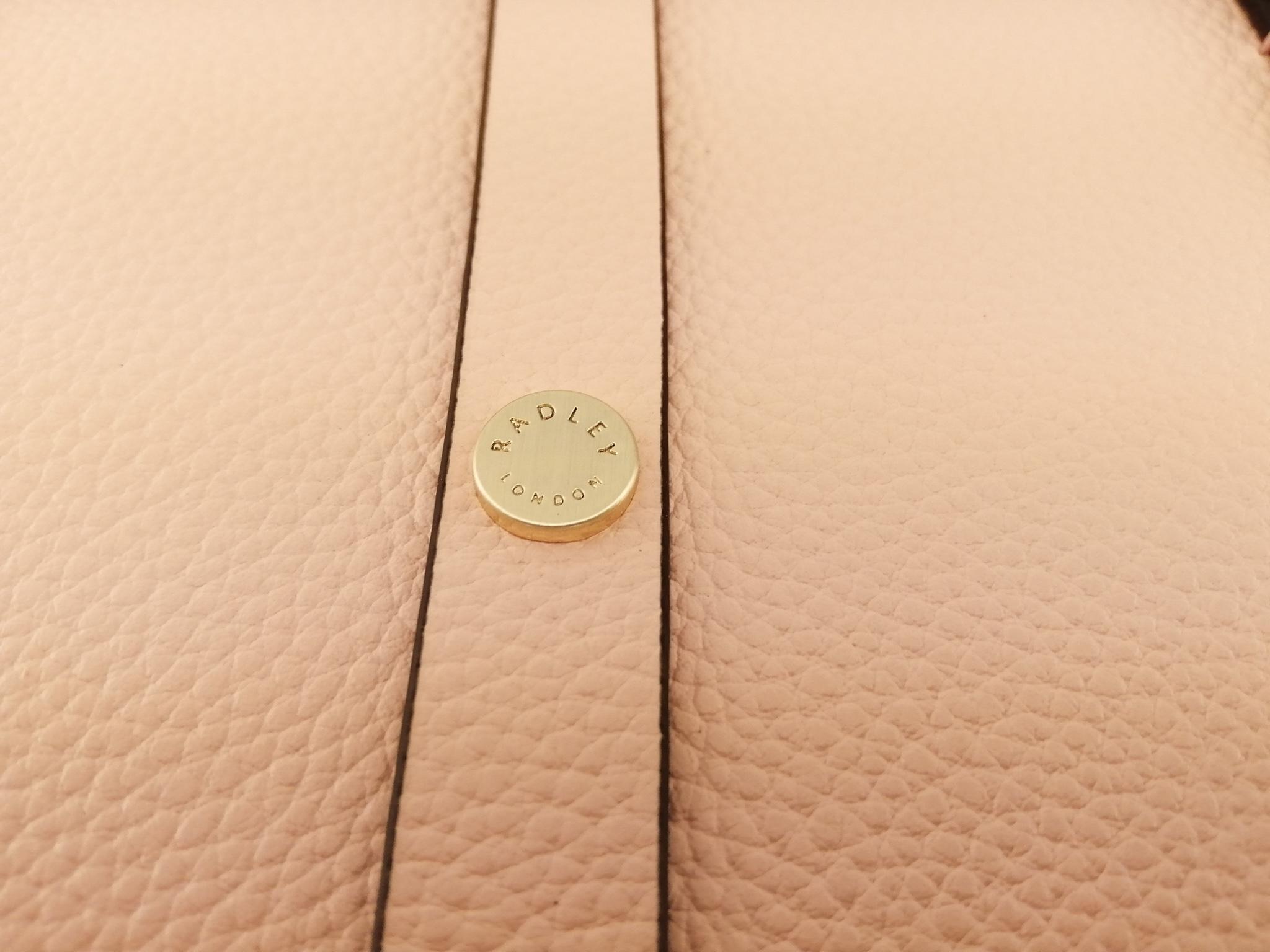Radley Pink Tote Bag logo lettering