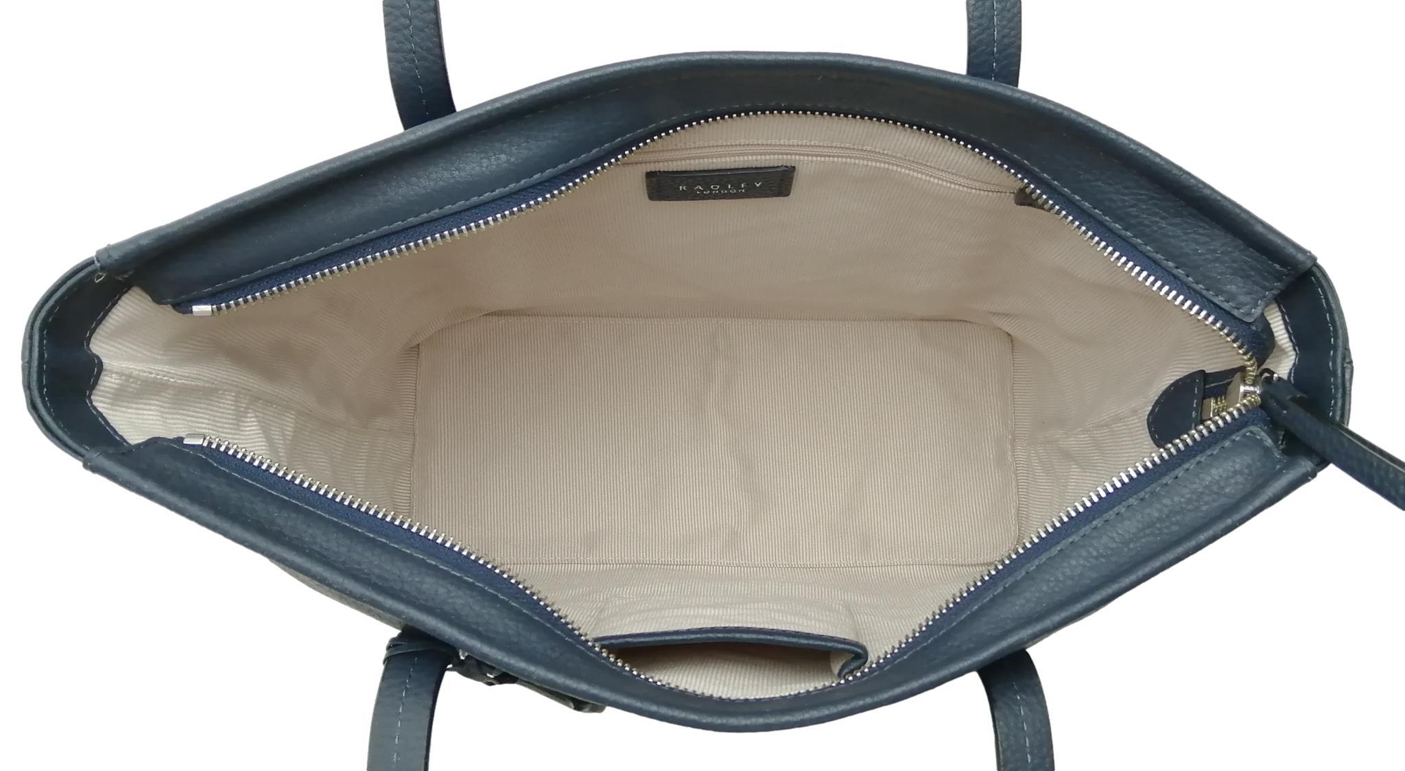Radley Navy Tote Bag inside