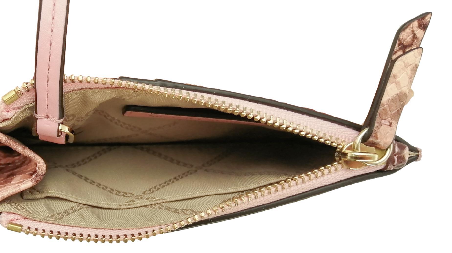 Michael kors medium snakeskin pouch shop