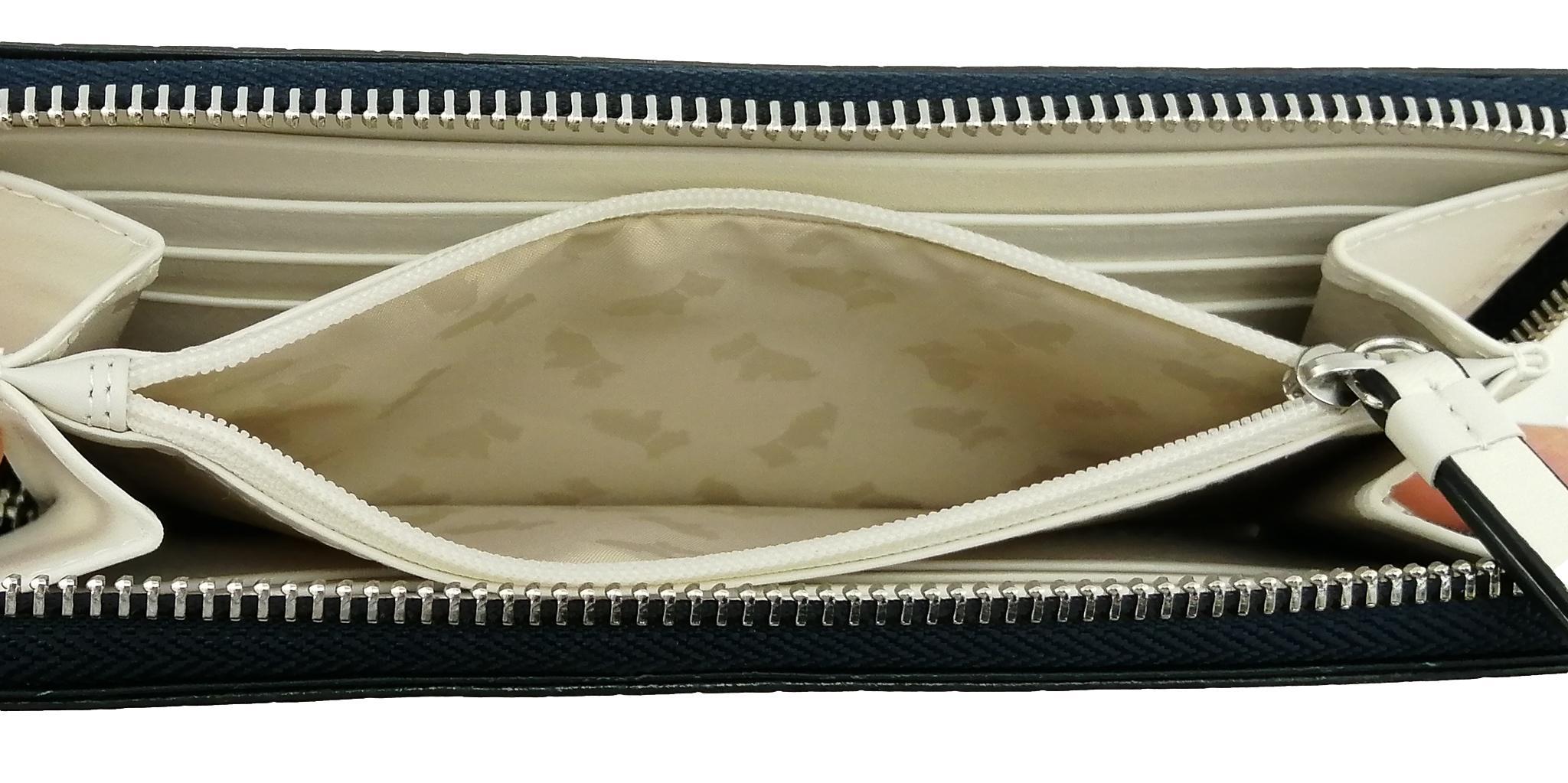 Radley dark blue zip around purse coin pocket
