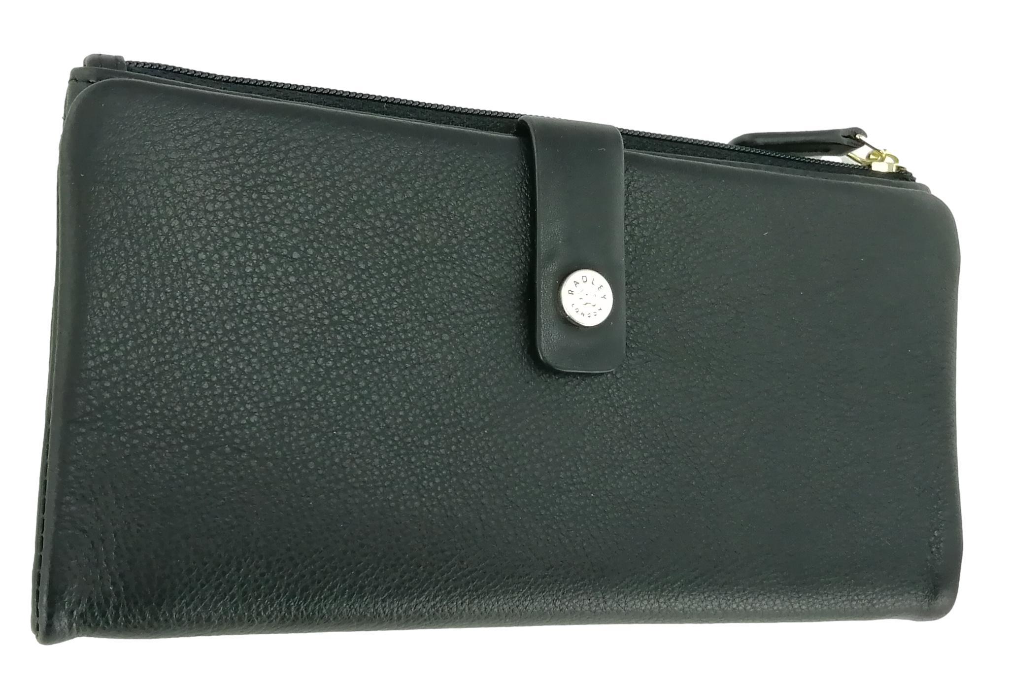 Radley Large Bifold Black Purse angle