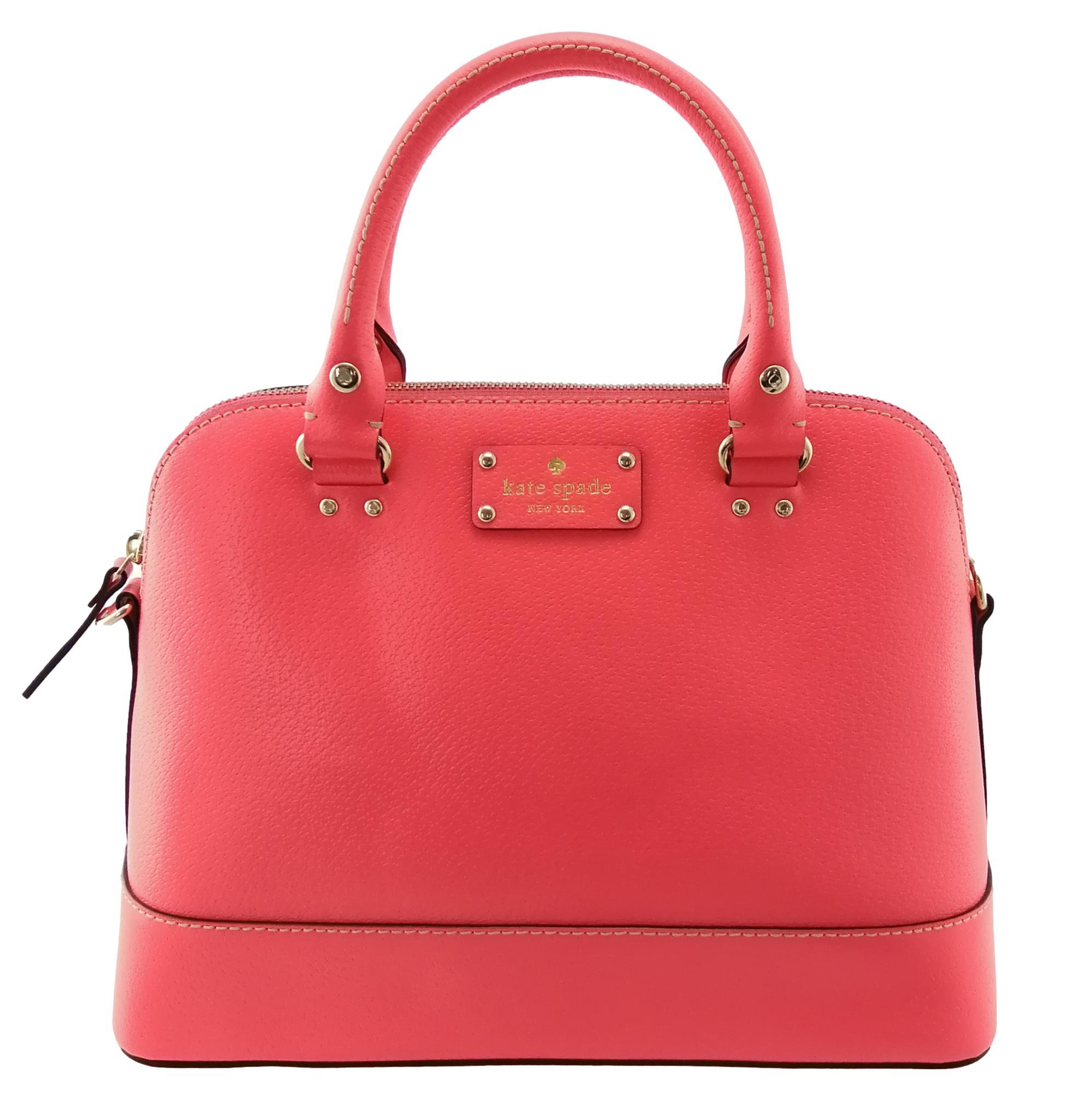 Kate Spade Pink Handbag front without strap