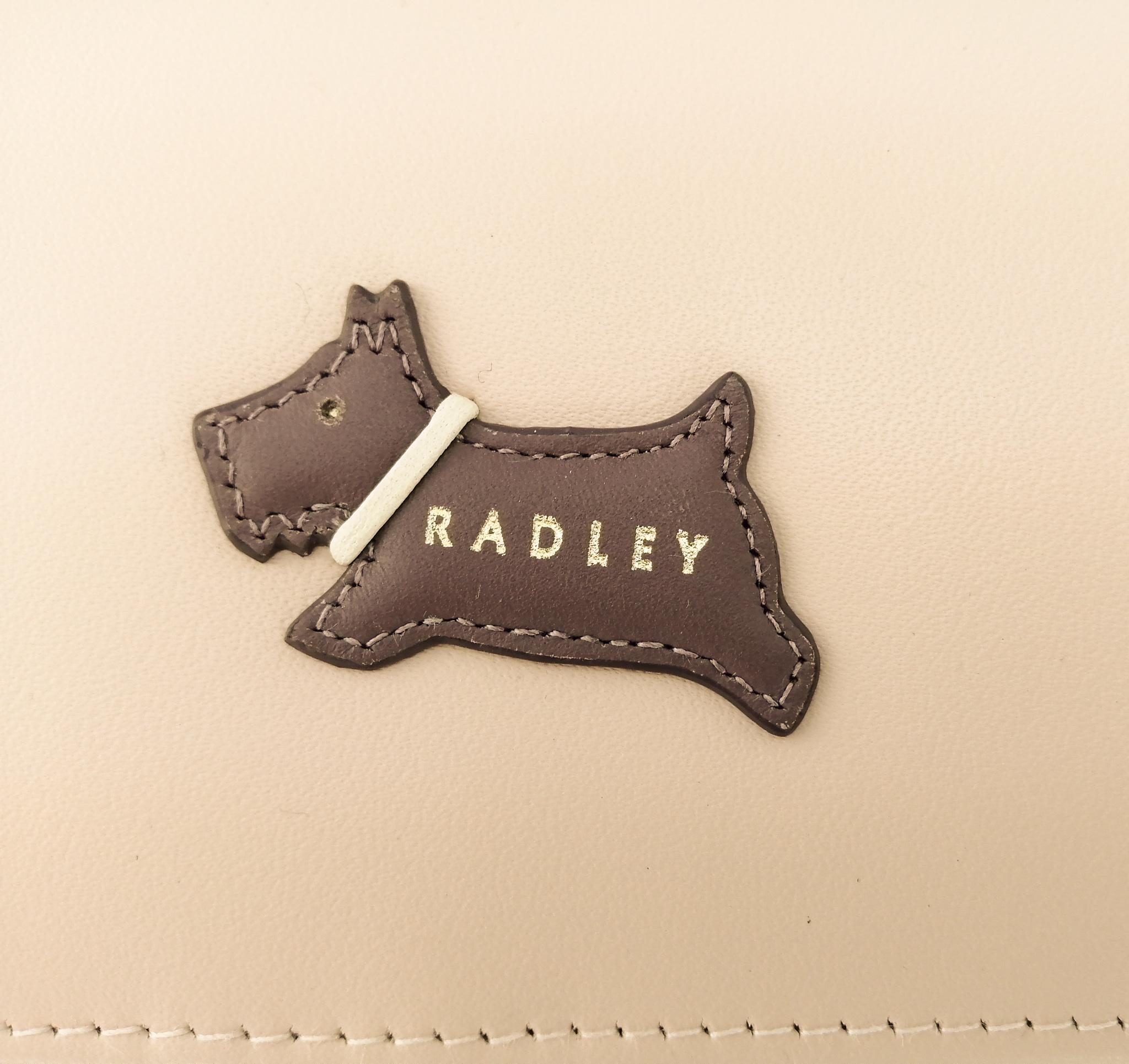 Radley Large Pink Purse dog logo
