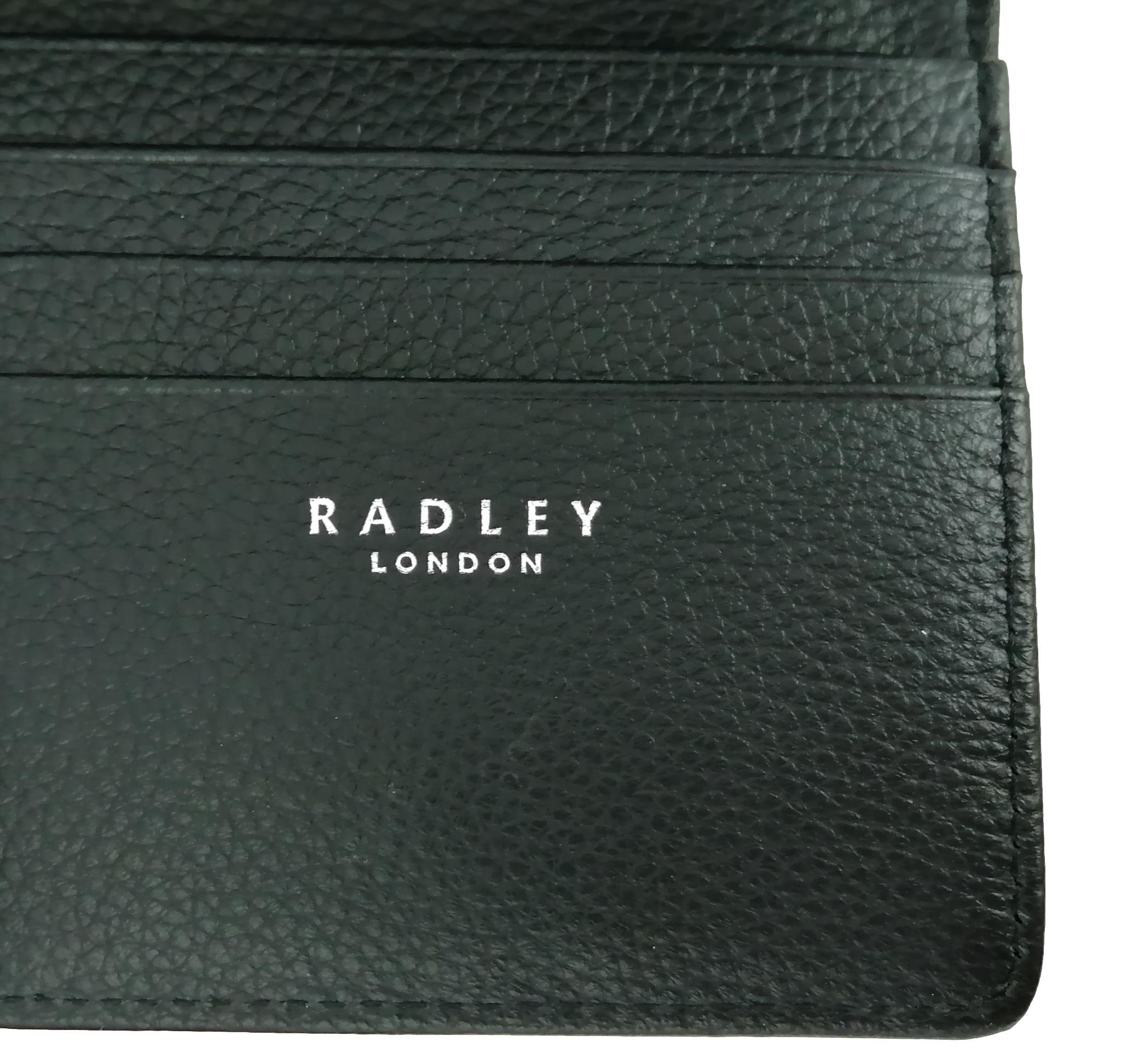 Radley Bifold Black Purse inside logo
