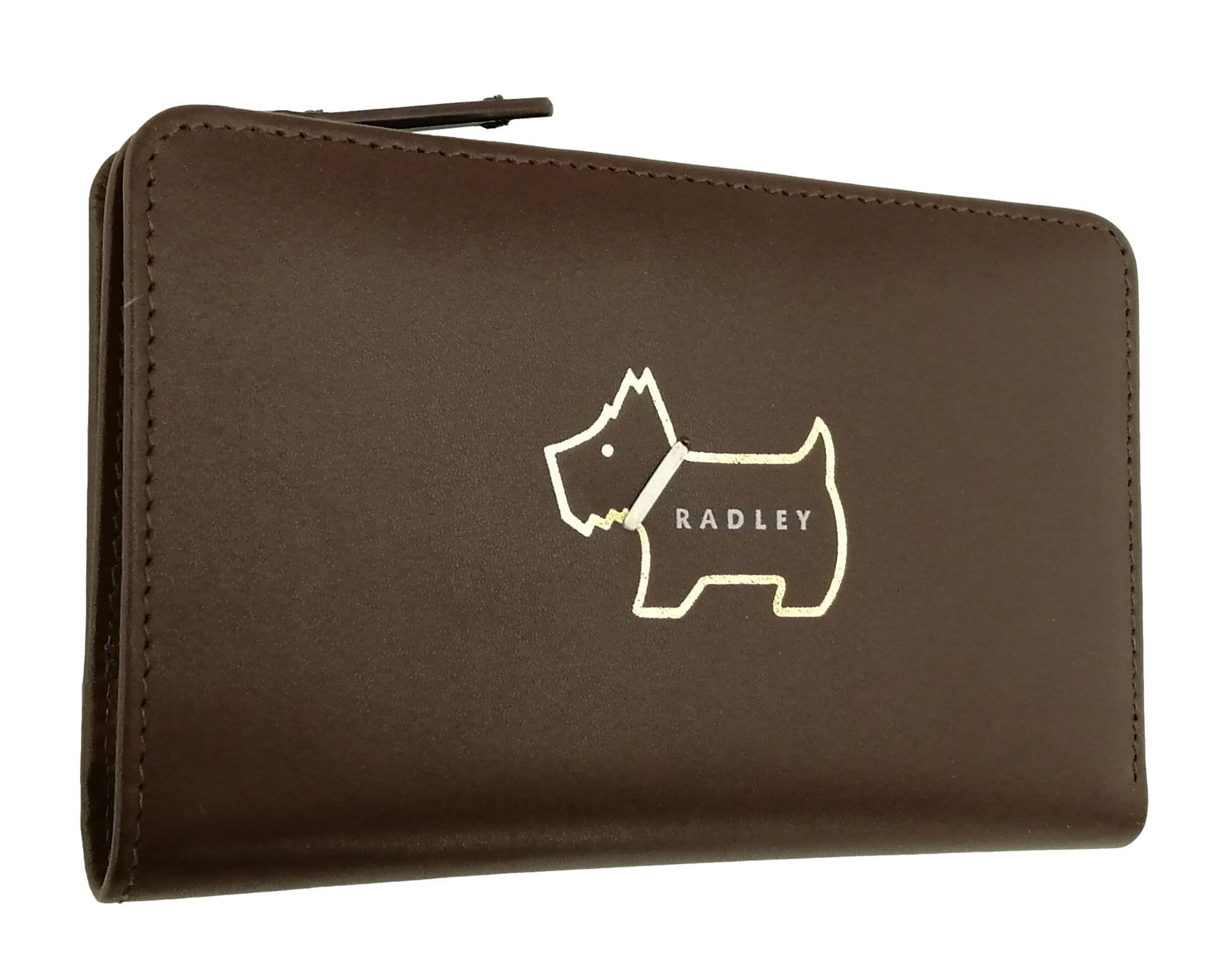 Radley Dark Brown Medium Purse angle