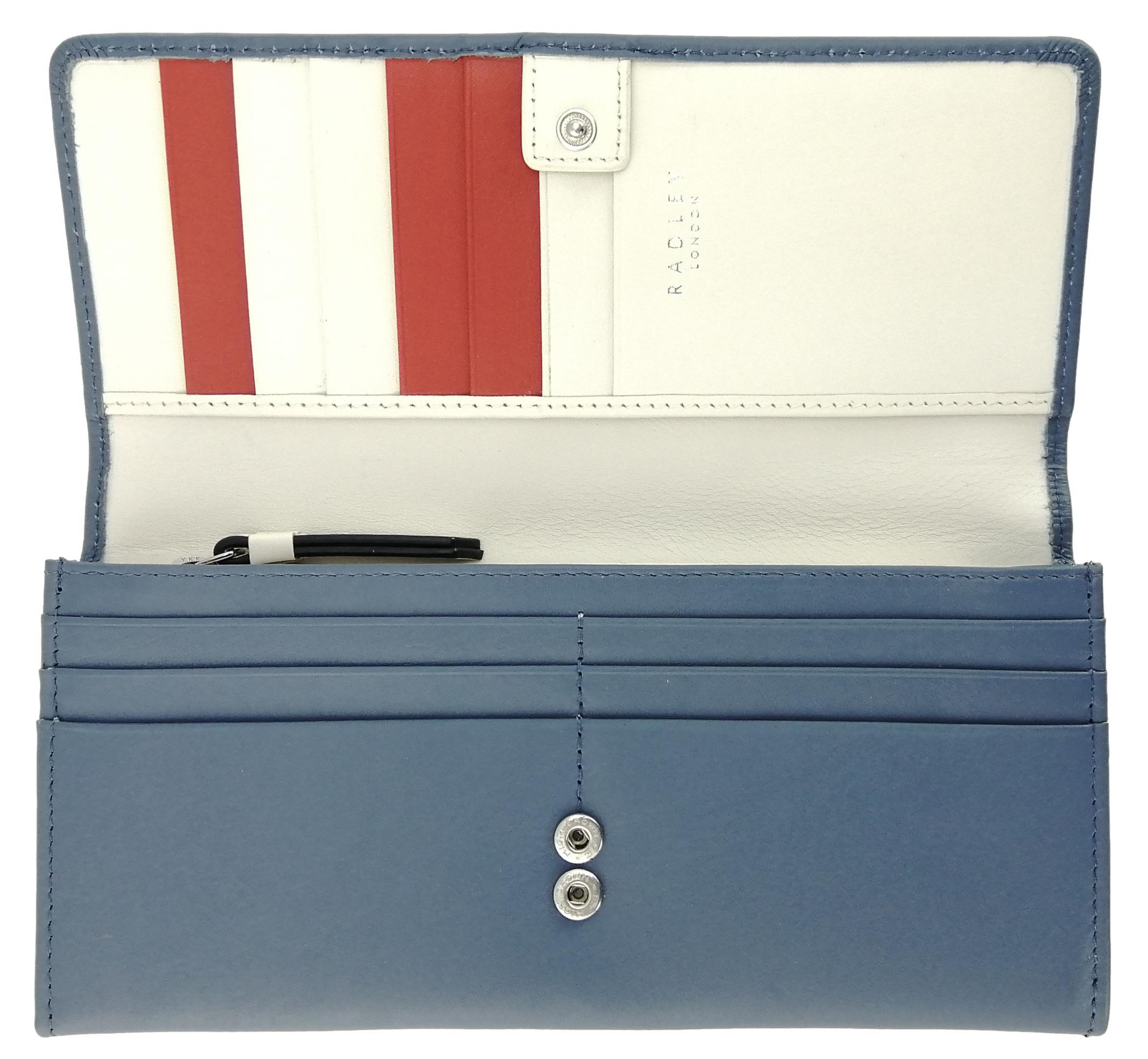 Radley Blue Purse open