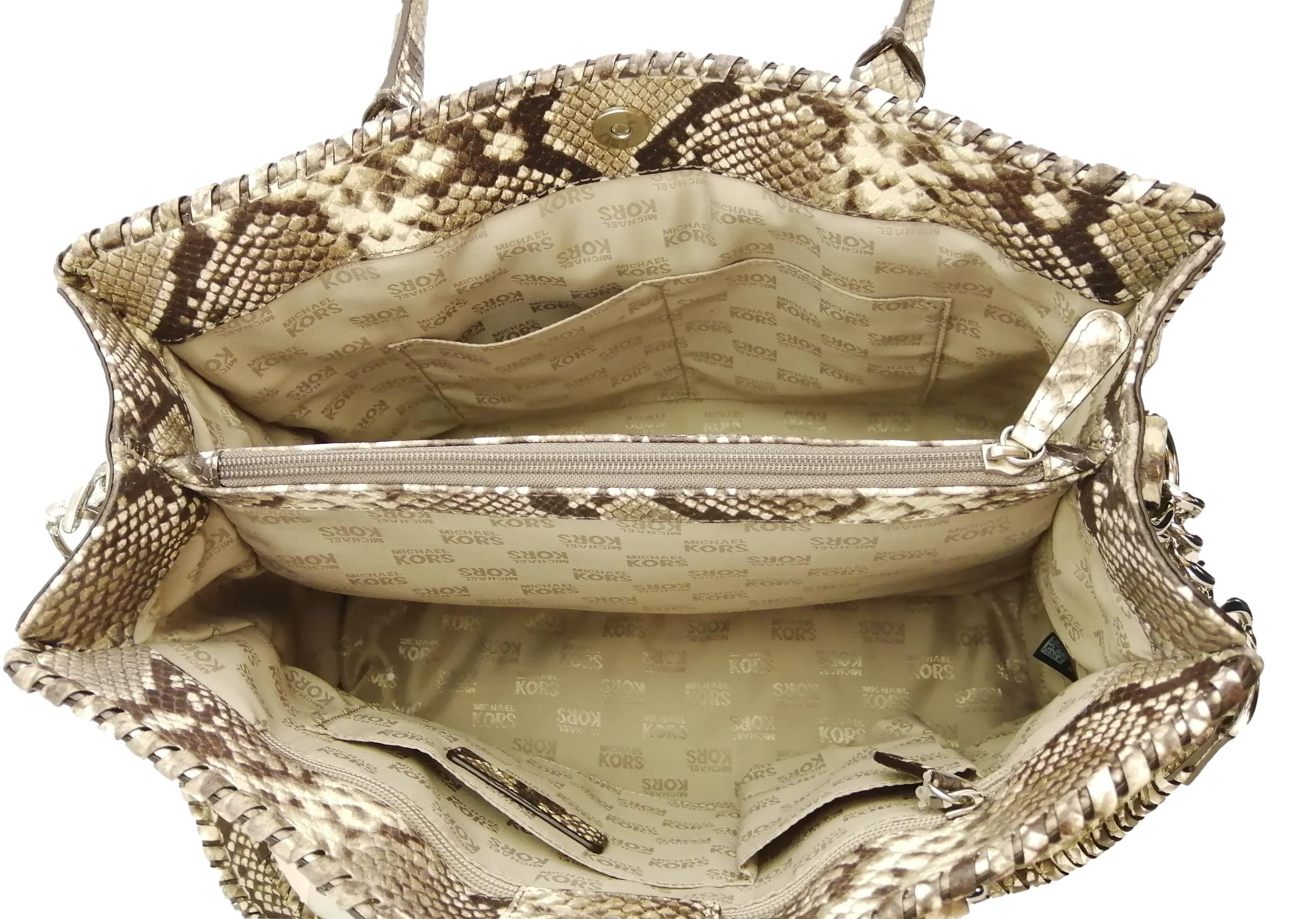 Michael Kors Snakeskin Handbag