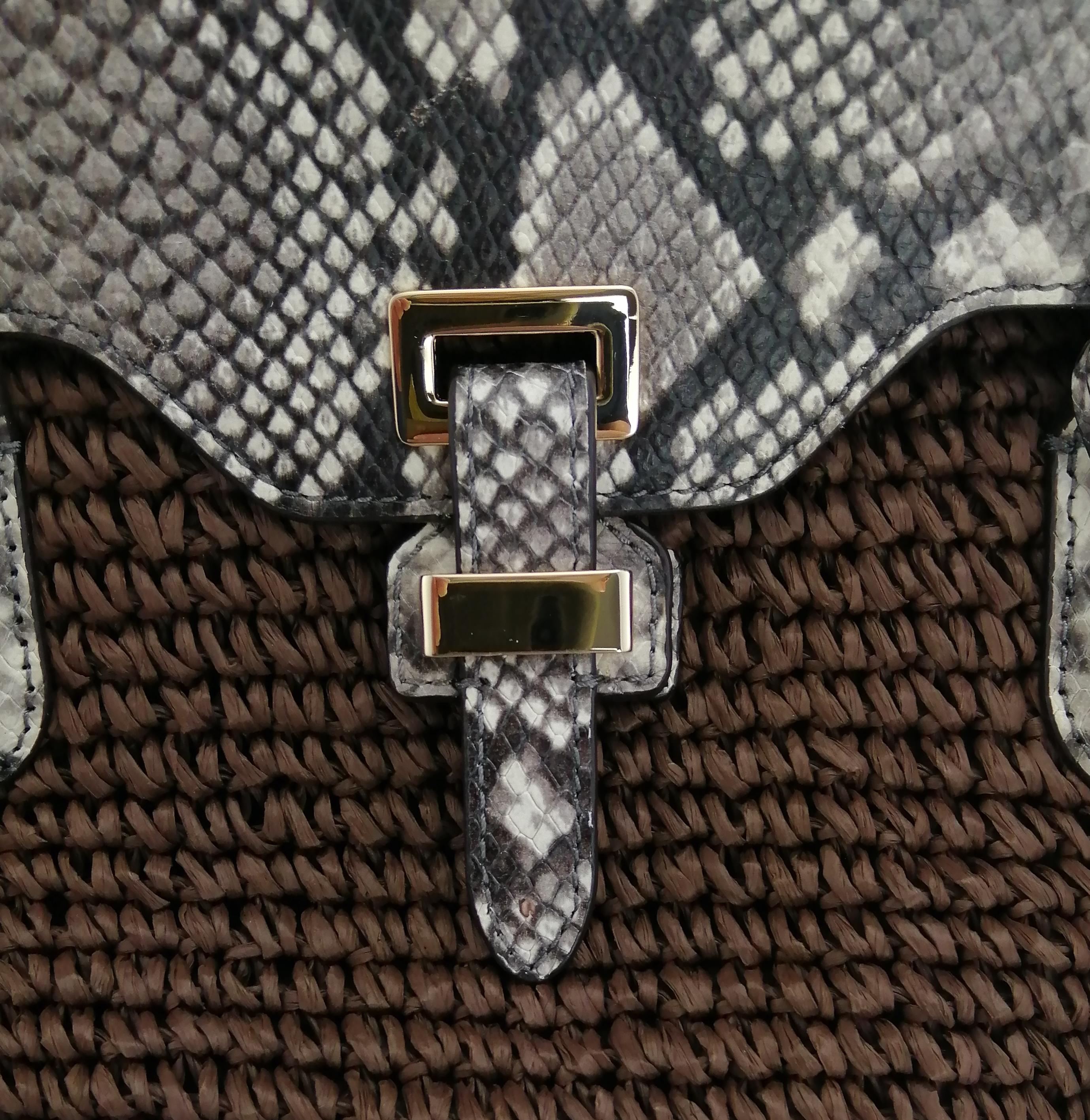 Michael Kors Dark Brown Shoulder Bag buckle