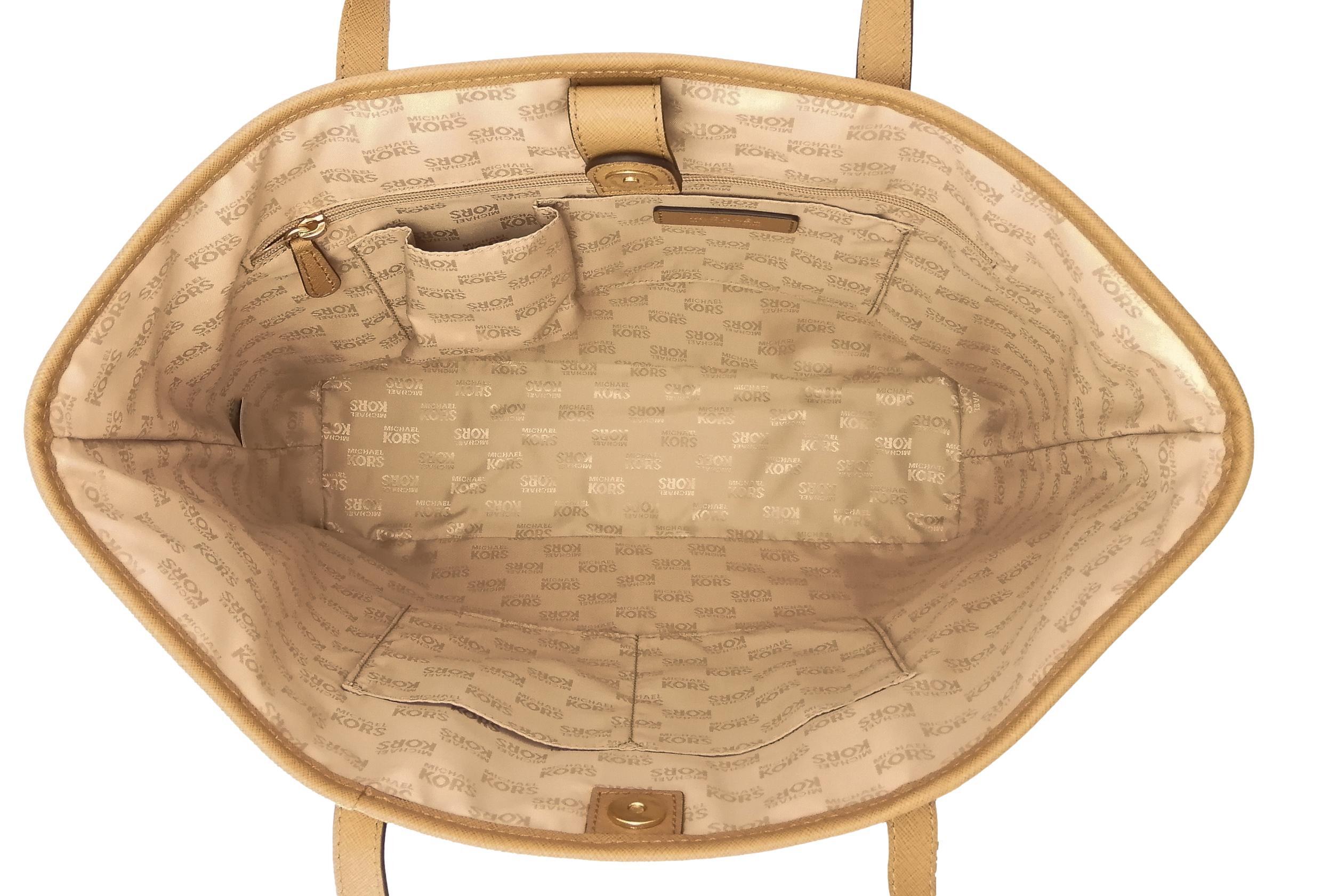 Michael Kors Light Brown Tote Bag top
