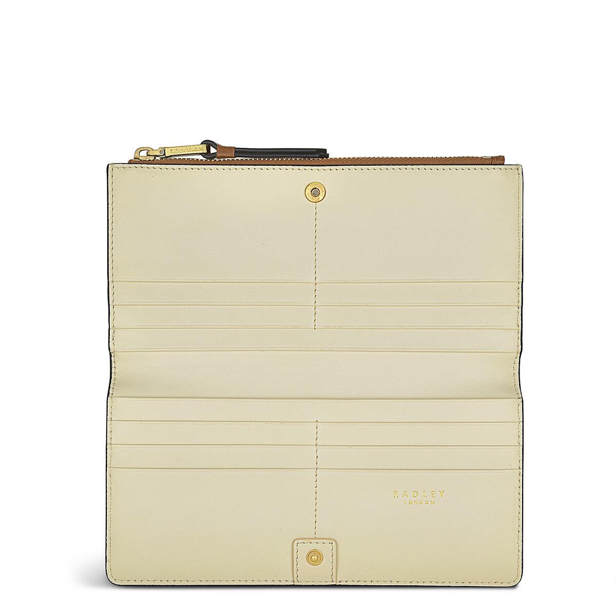Radley brown leather purse open