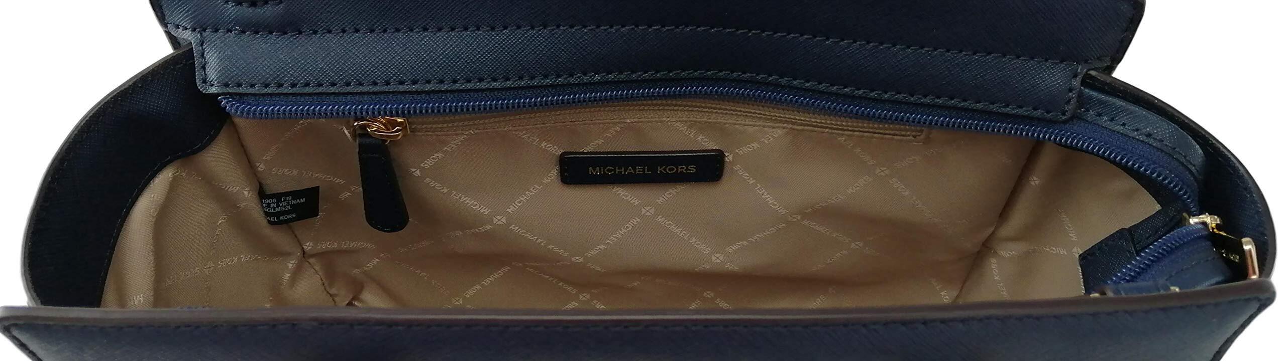 Michael Kors Navy Bag inside pocket