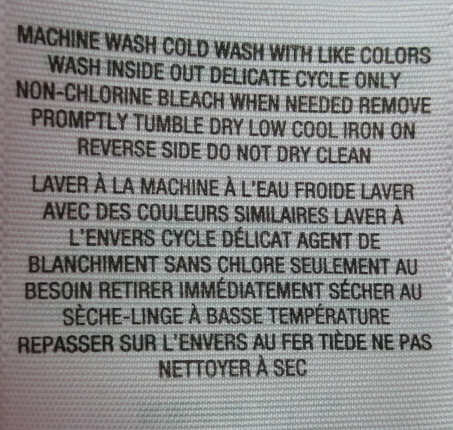 Juicy Couture XL Navy Trousers washing label