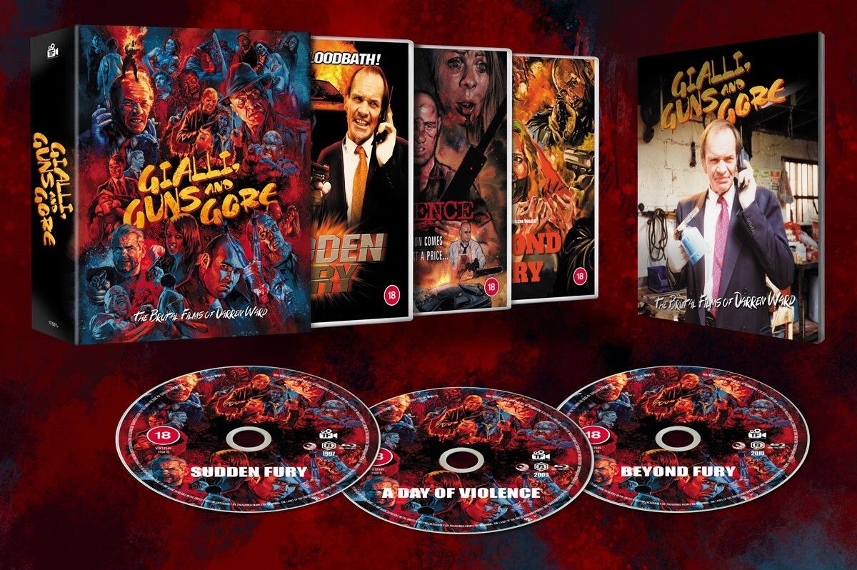 GIALLI, GUNS AND GORE: THE BRUTAL FILMS OF DARREN WARD (LE Blu-ray