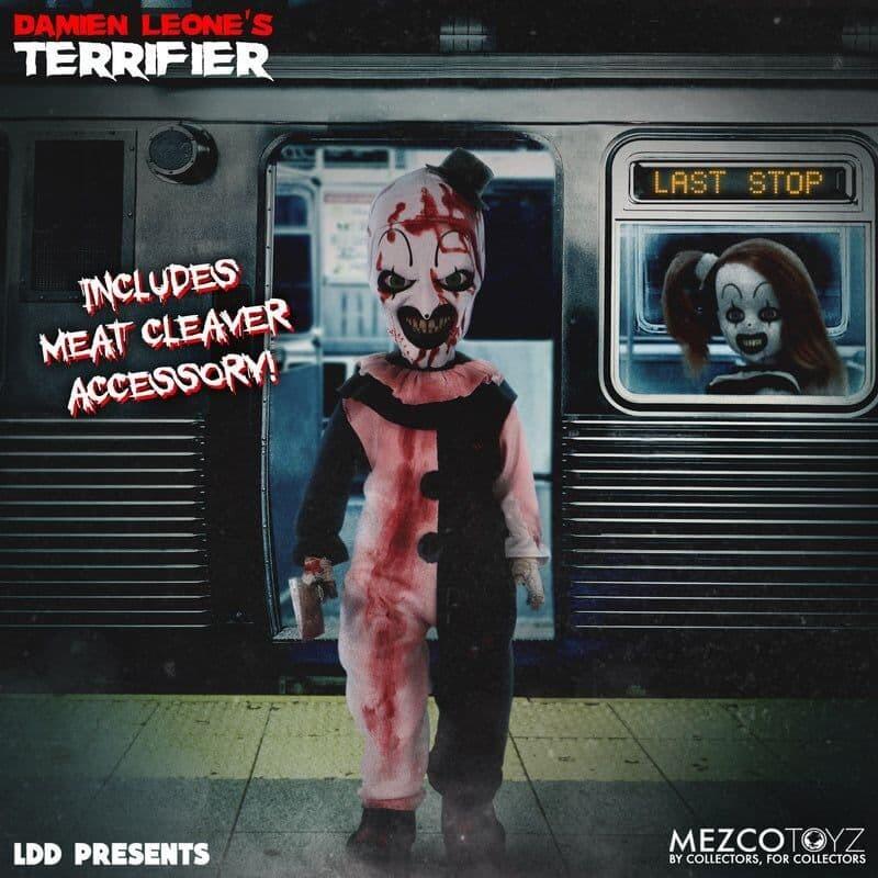 Living Dead Dolls Terrifier 15'' Art the Clown [Blood Spatter]